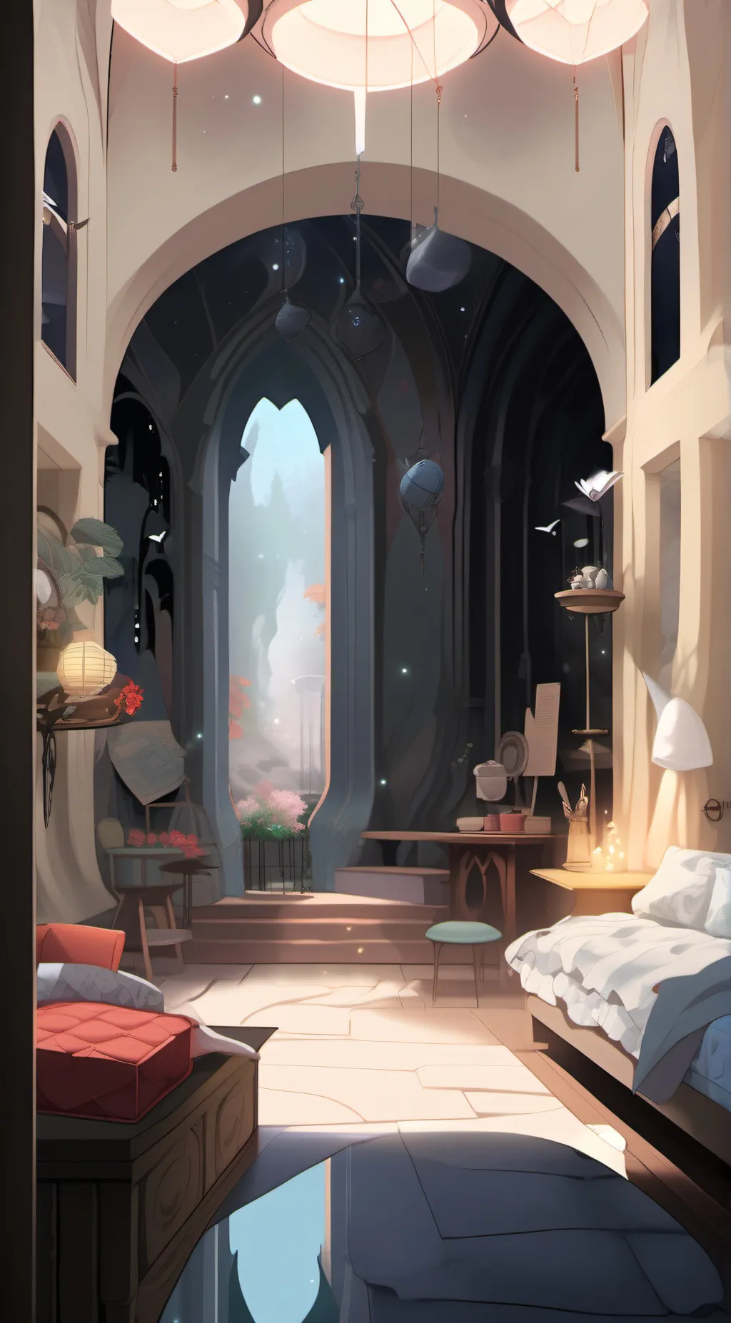 ai character: your workroom background