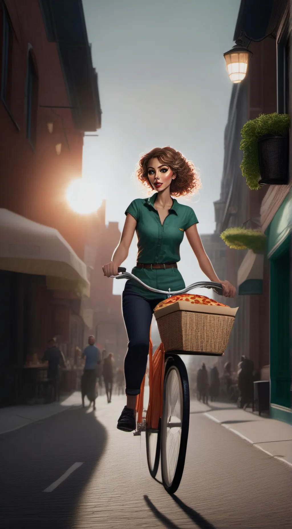 ai character: Ella background