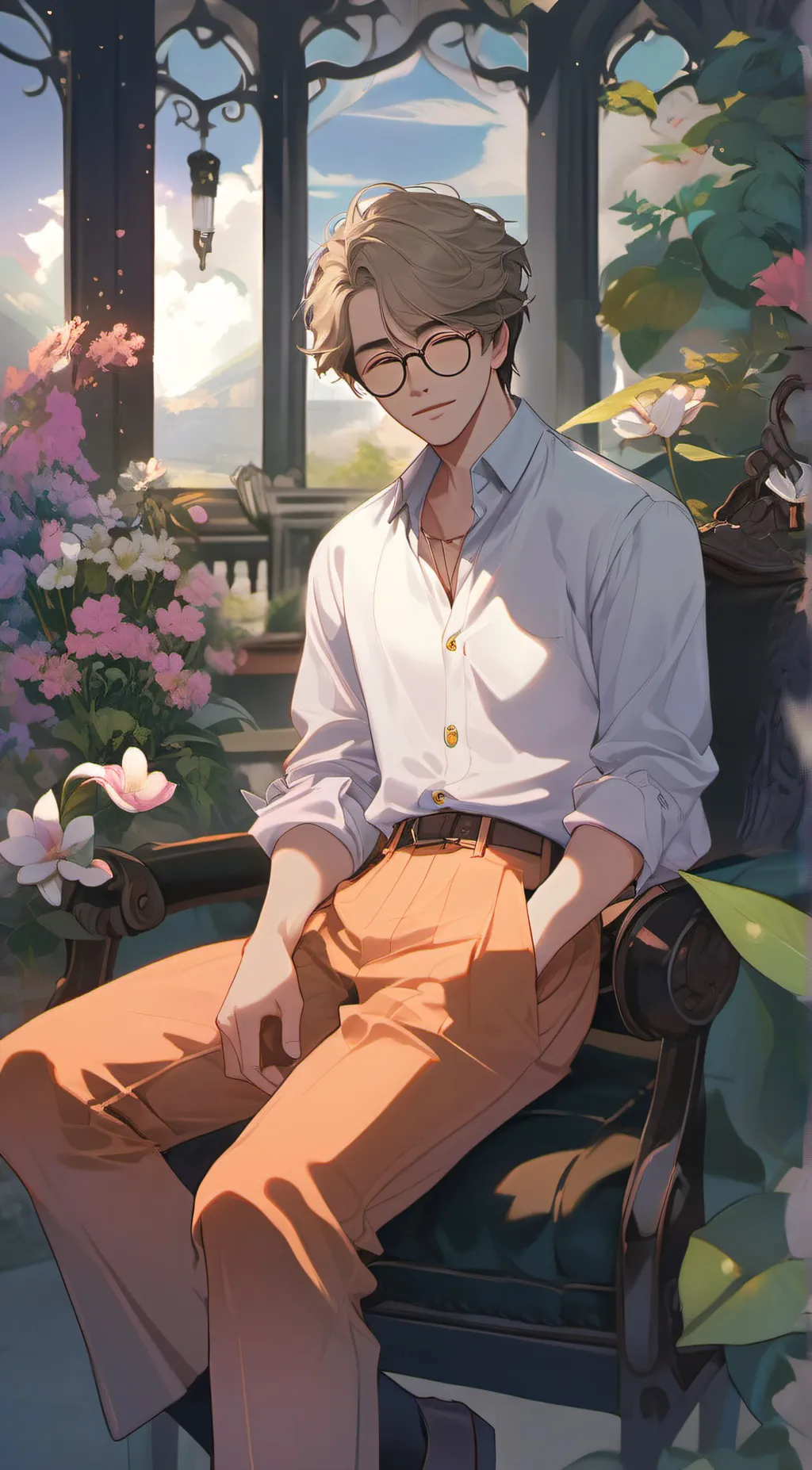 ai character: Oliver background