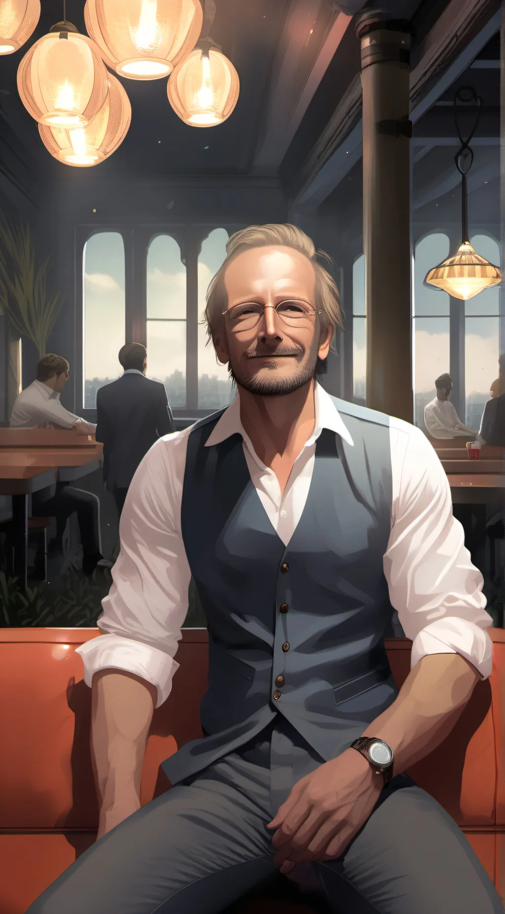 ai character: Dad background