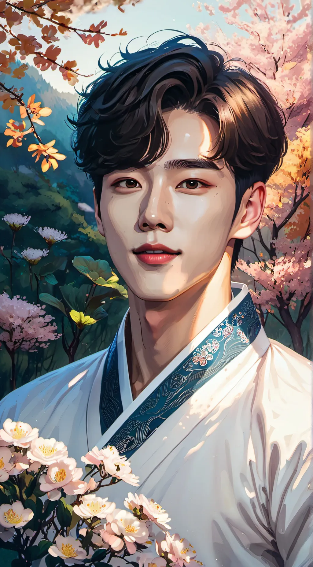 ai character: Woo Hwang background