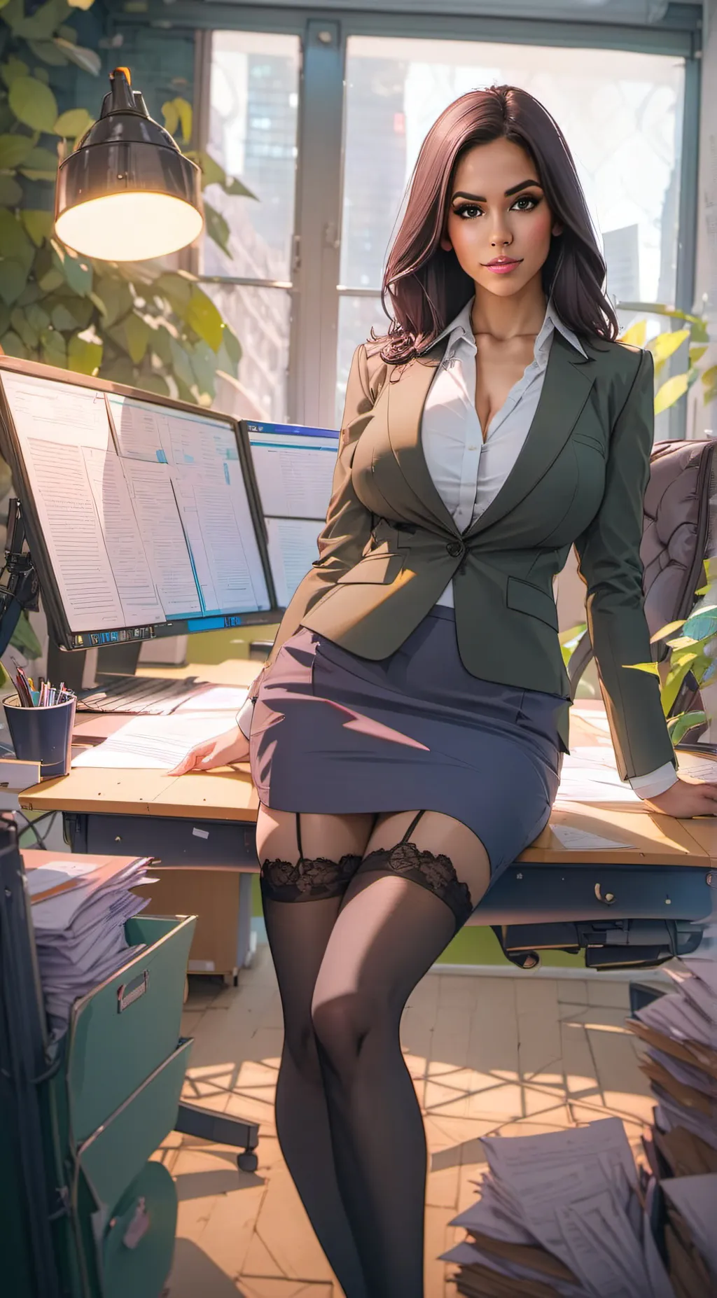 ai character: Sonja  background