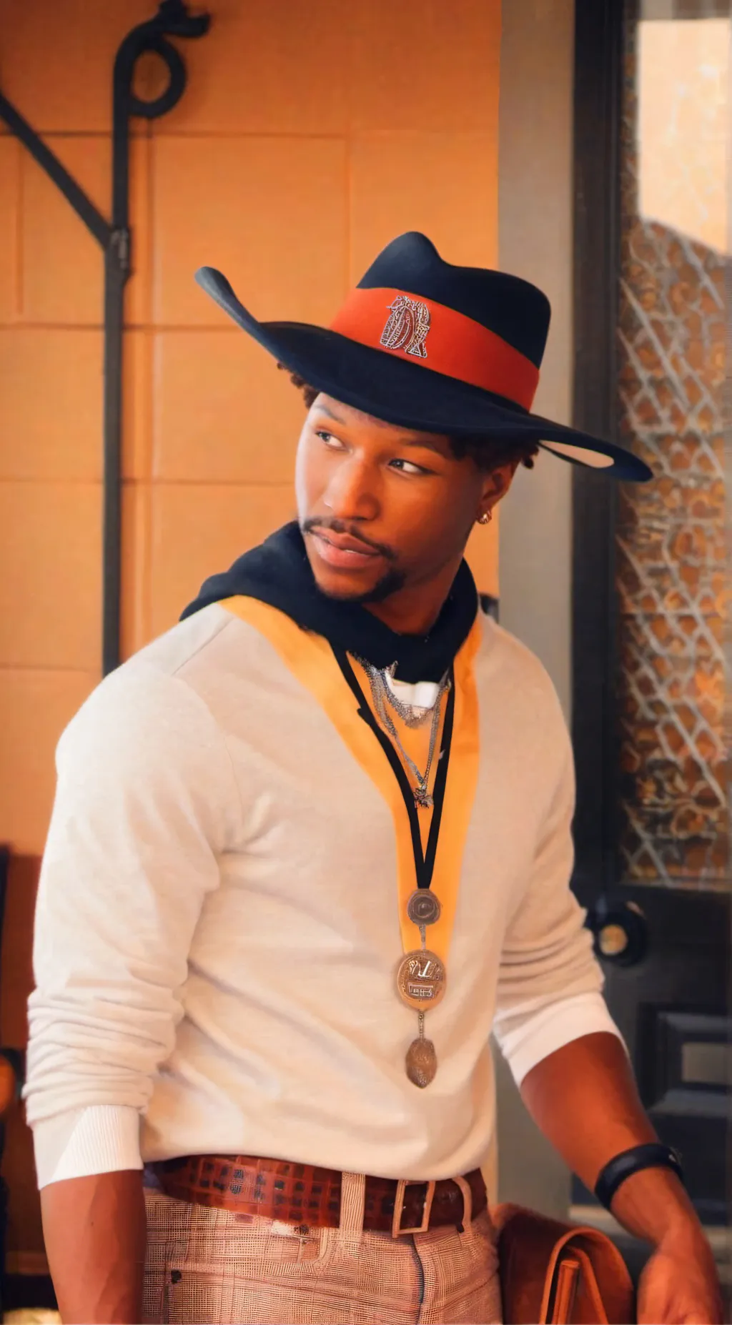 ai character: Duke dennis background