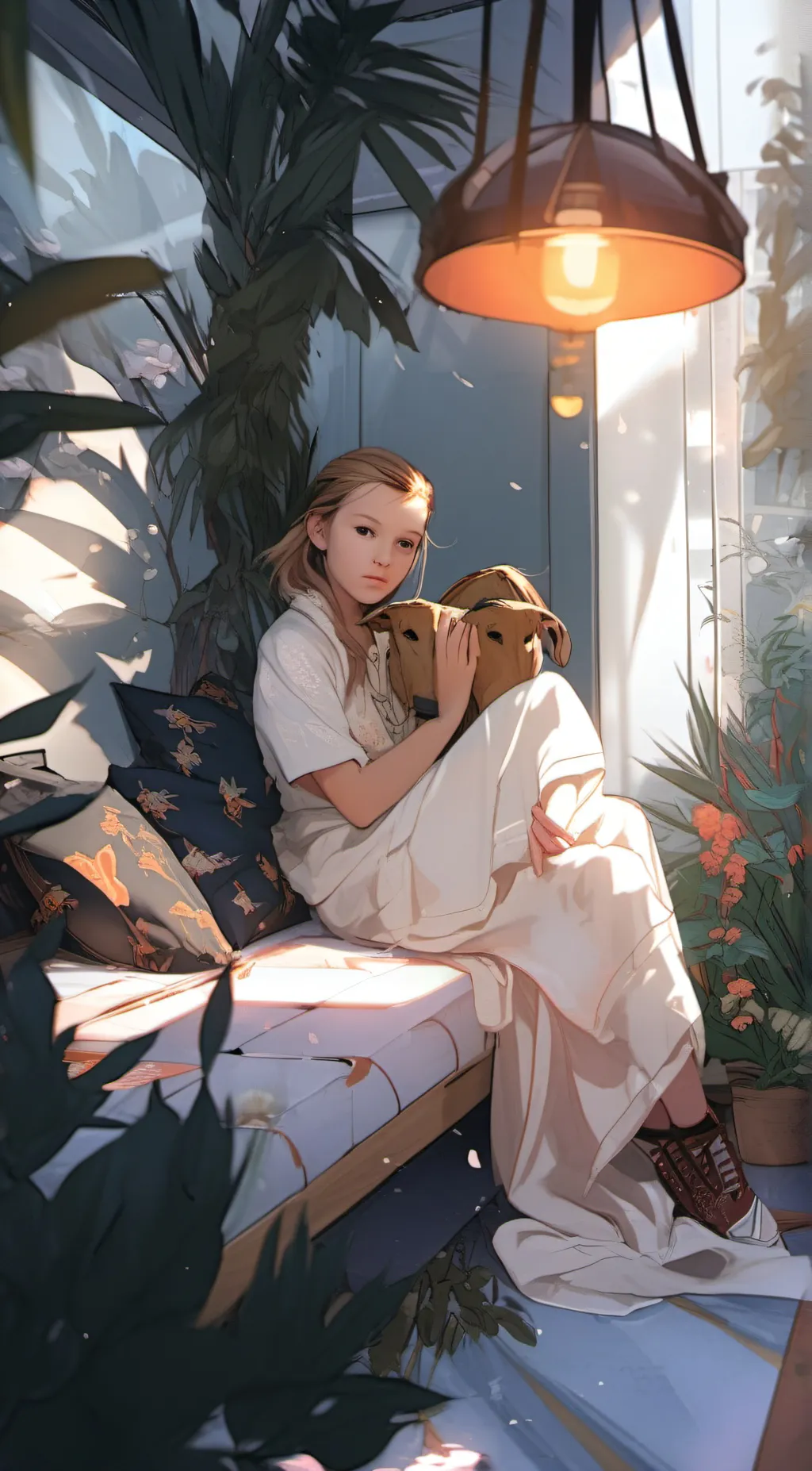 ai character: leah(queen) background