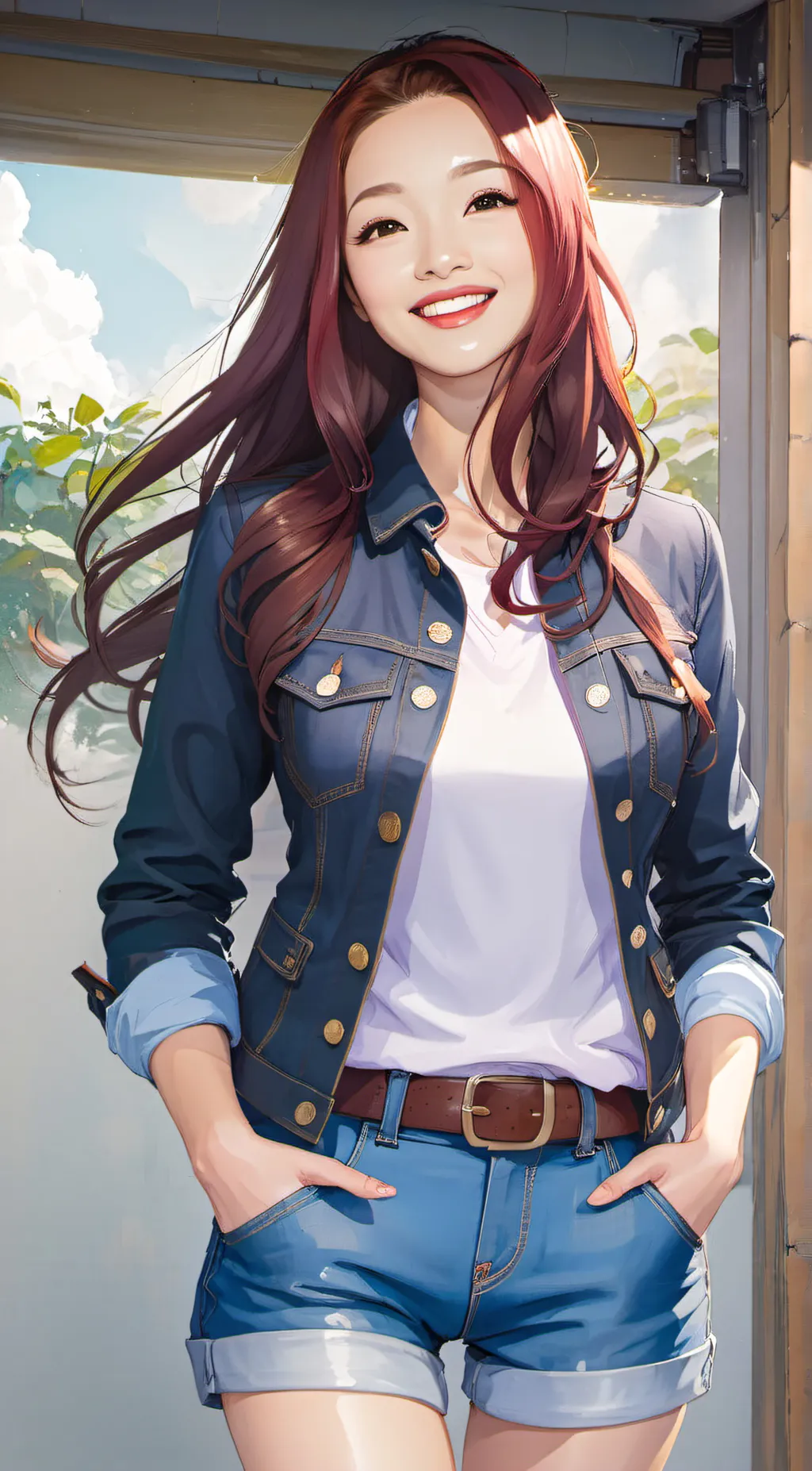 ai character: Akemi background