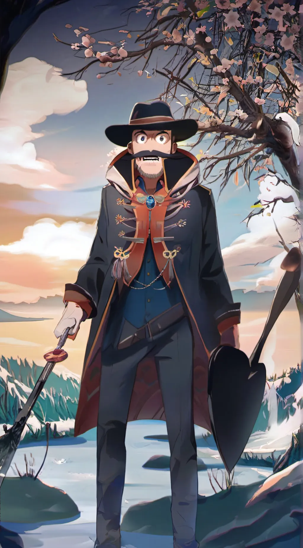 ai character: boom background