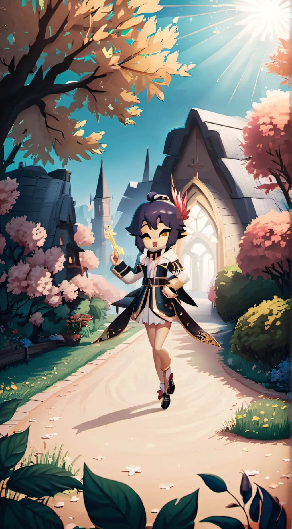 ai character: lily background