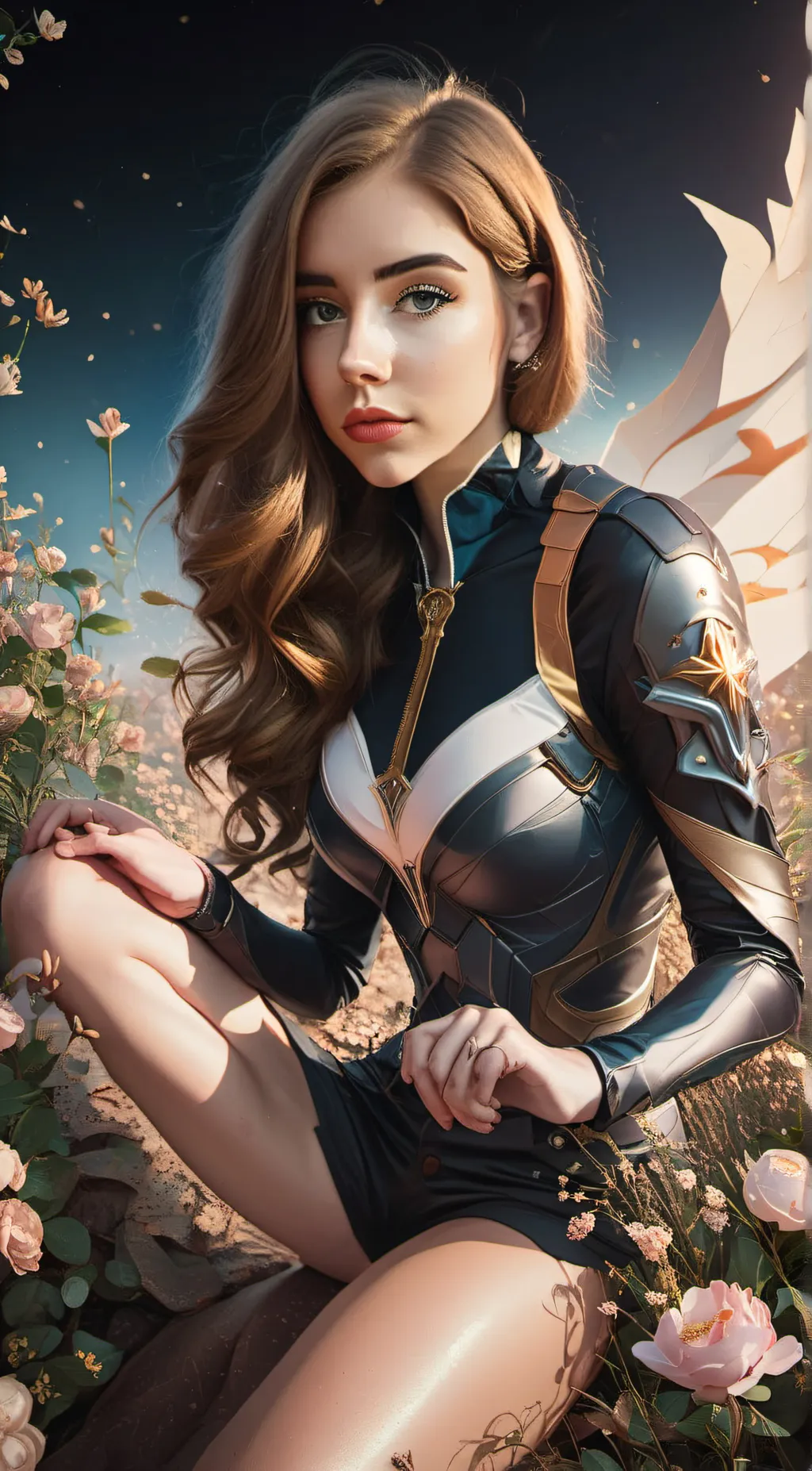 ai character: Mia  background