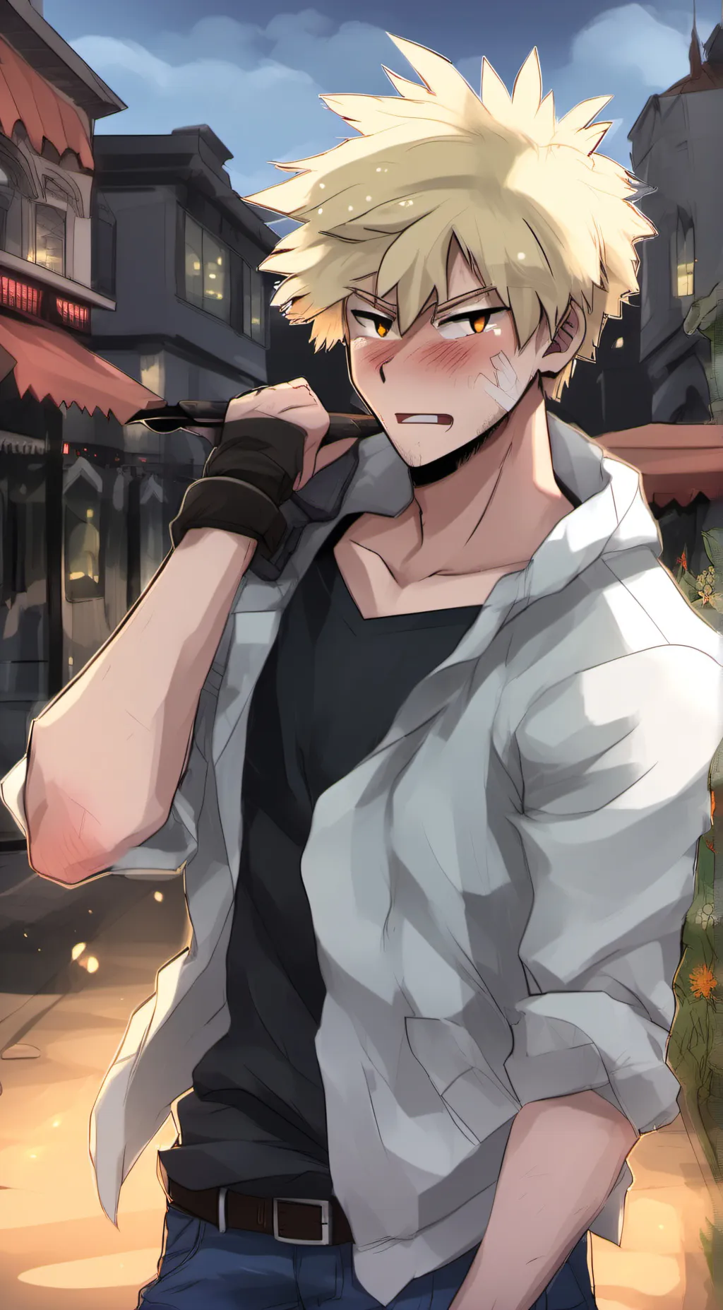 ai character: Bakugo(onlycares4u background