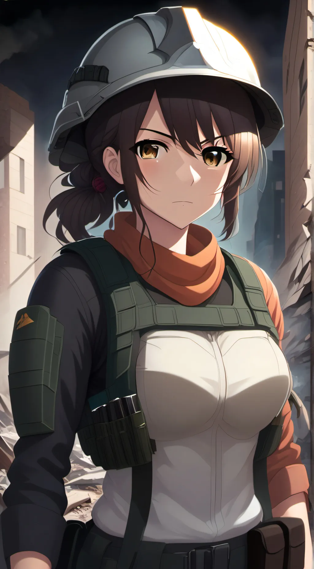 Talkie AI - Chat with young woman in war