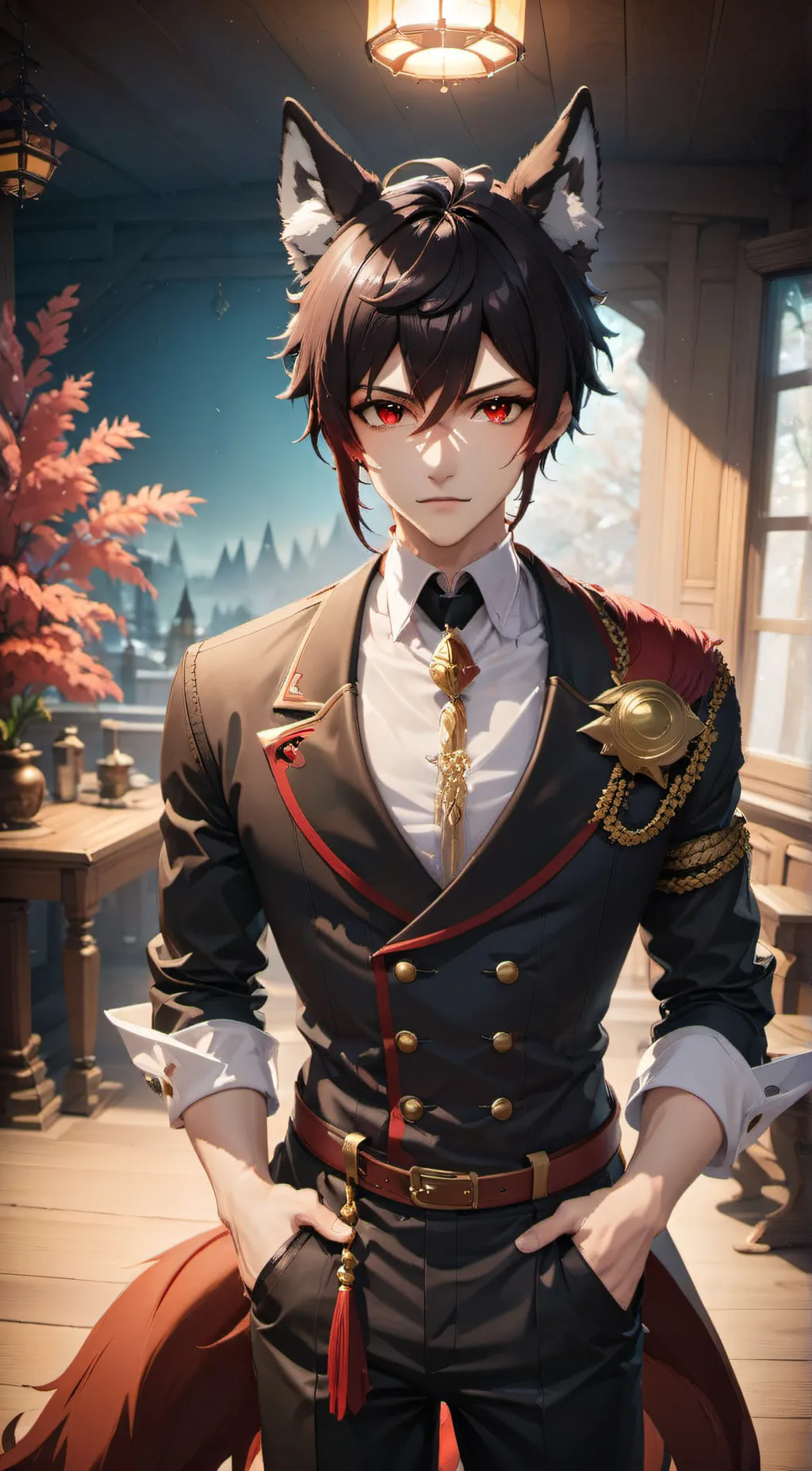 ai character: Blake background