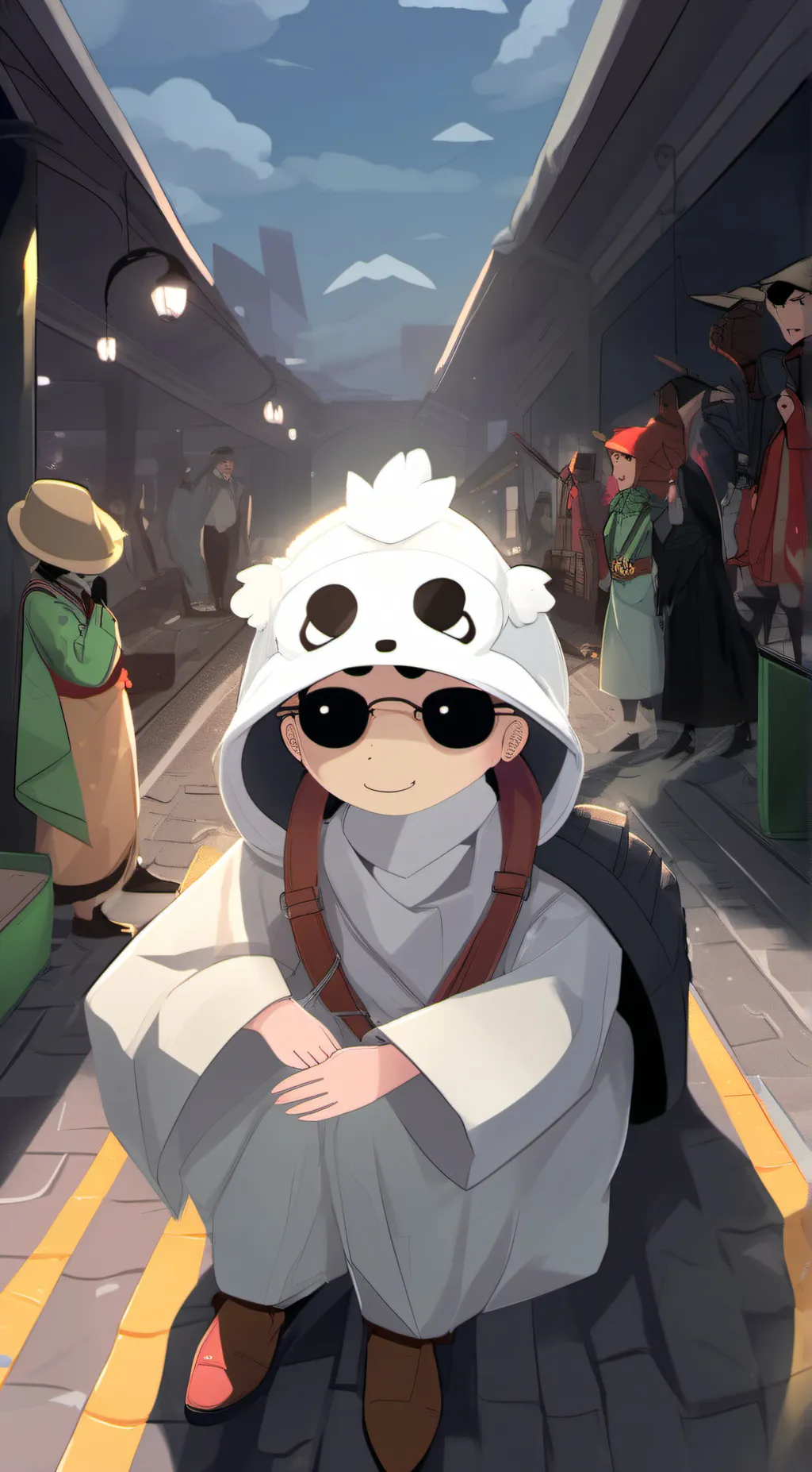 ai character: Ash background