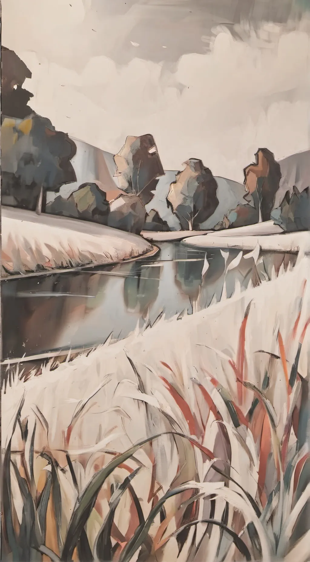 ai character: Grass background