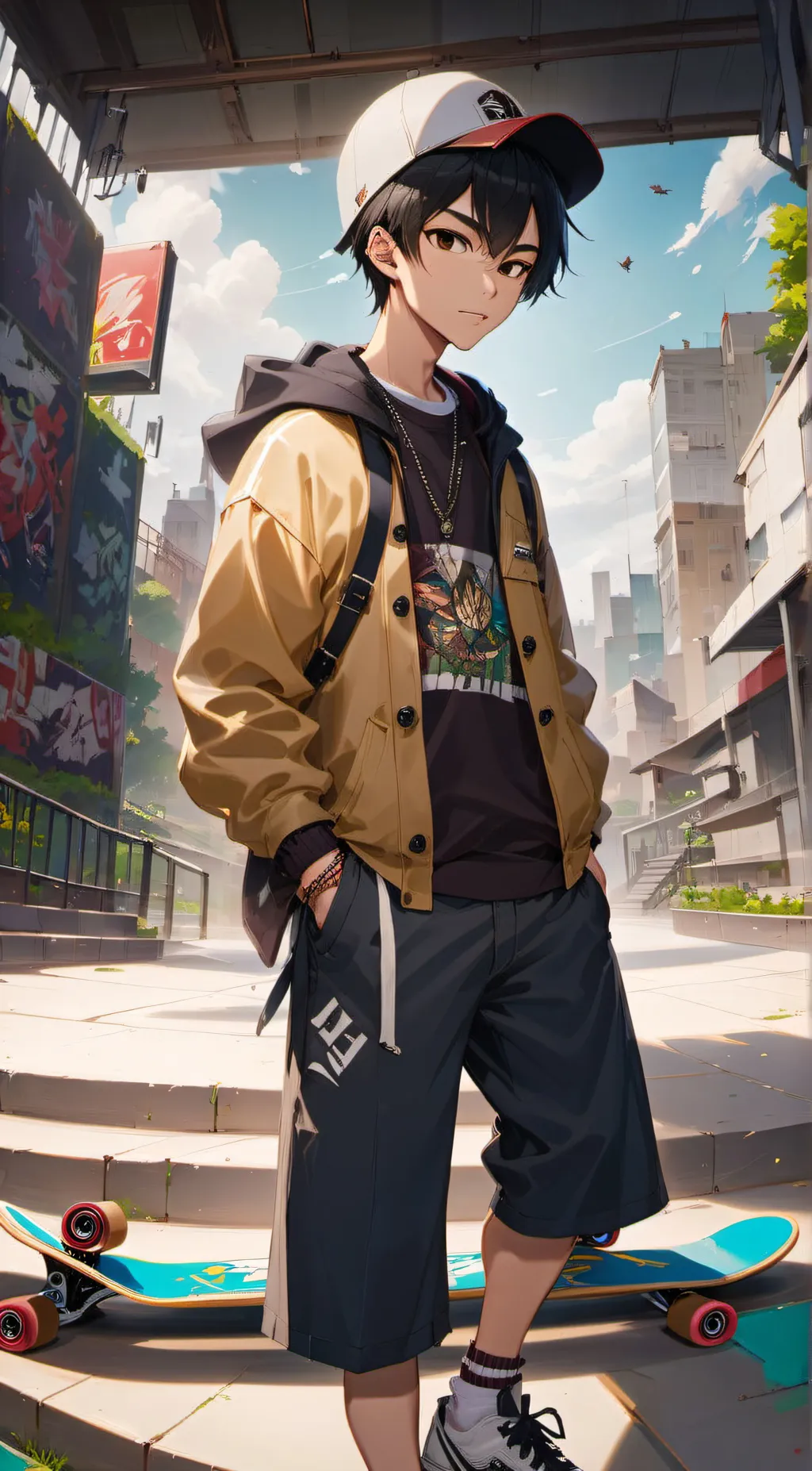 ai character: Kai background