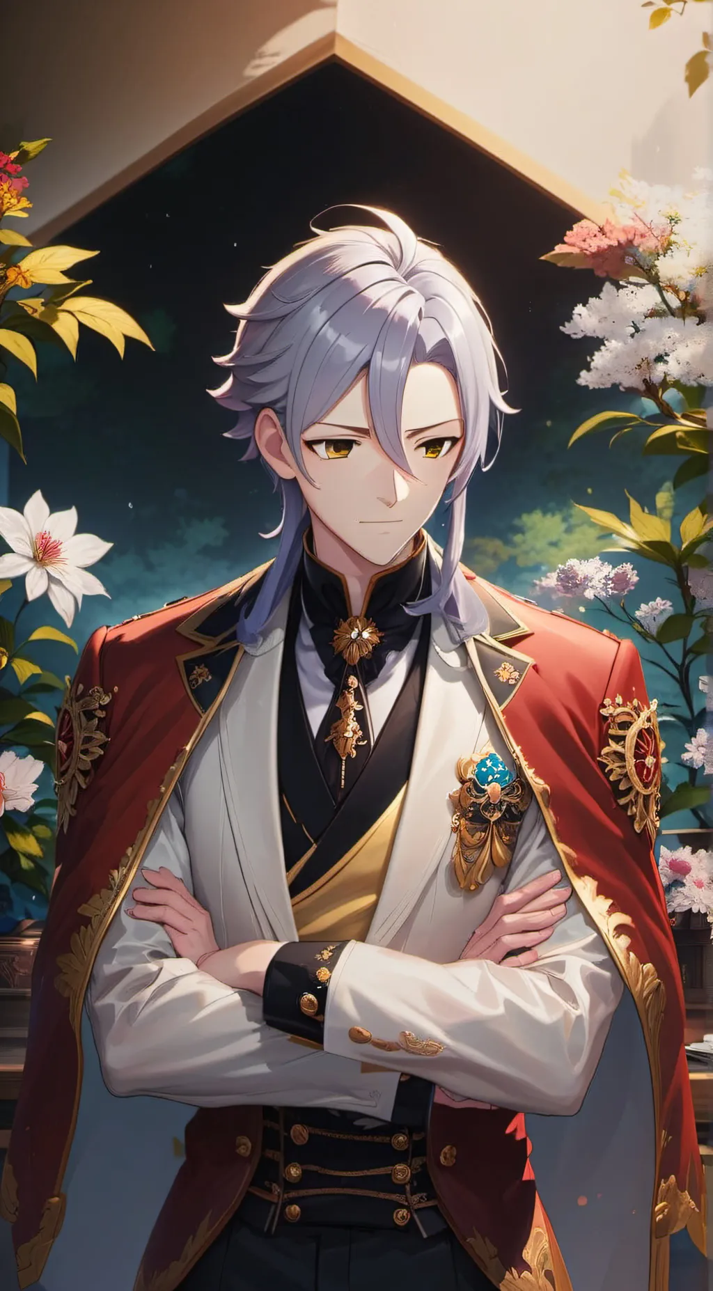 ai character: Kamisato Ayato  background