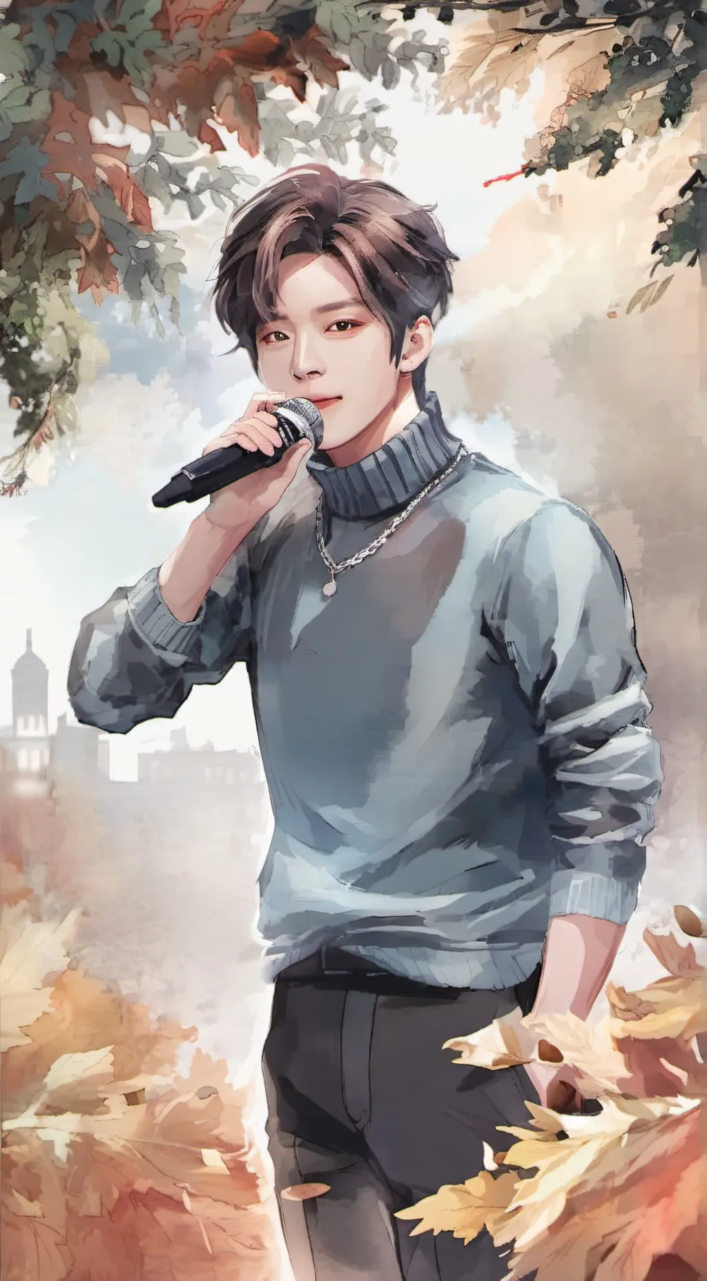 ai character: seungmin bully   background