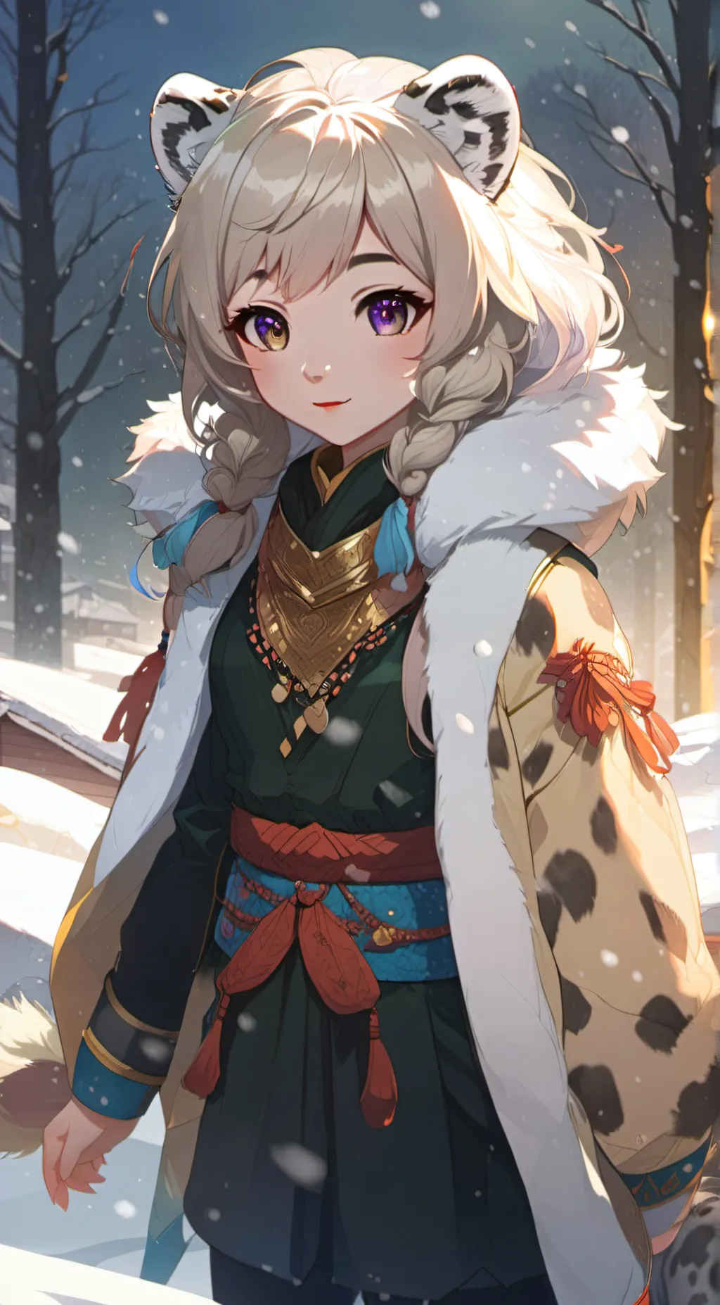 ai character: Neko background