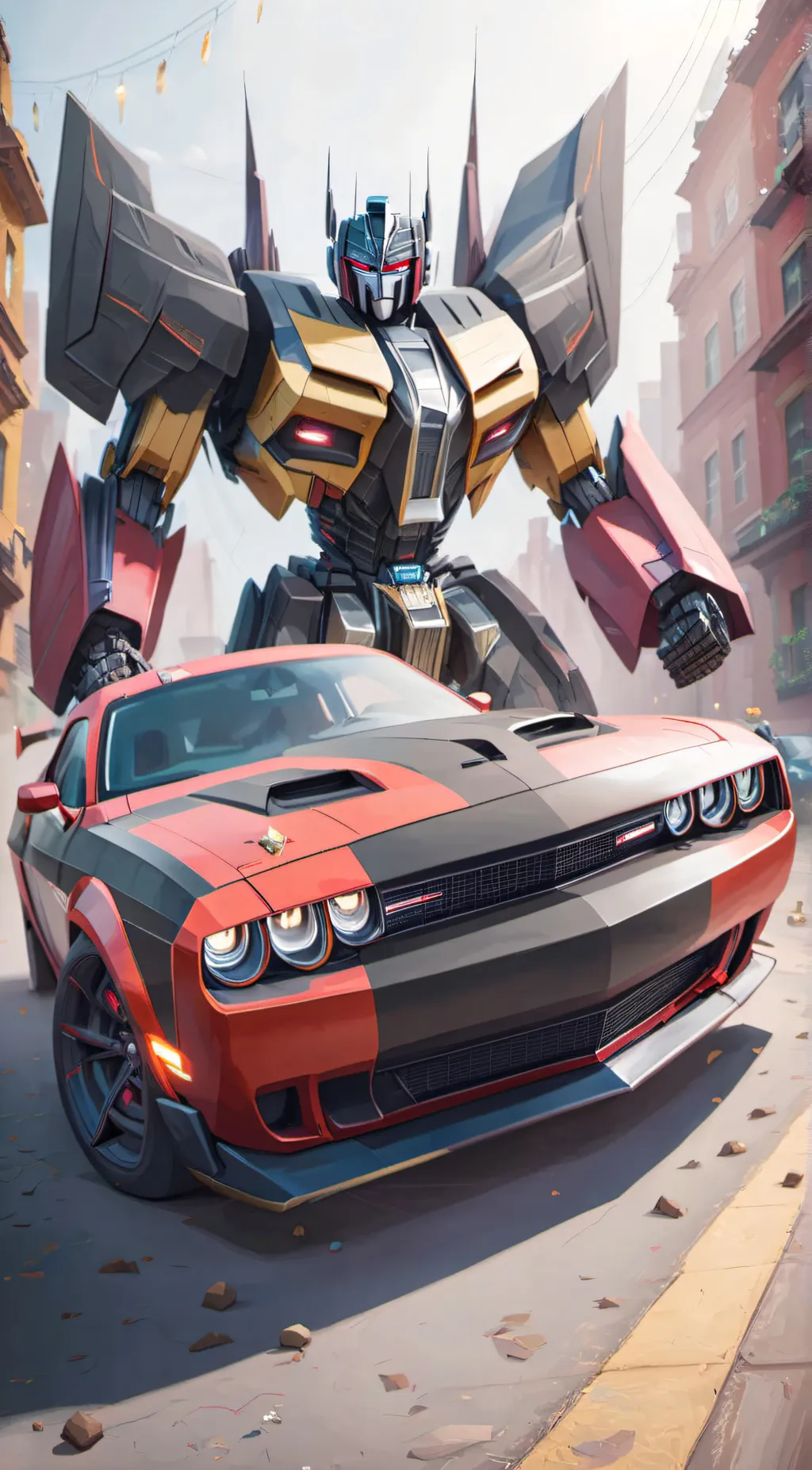 ai character: Flamewar  background