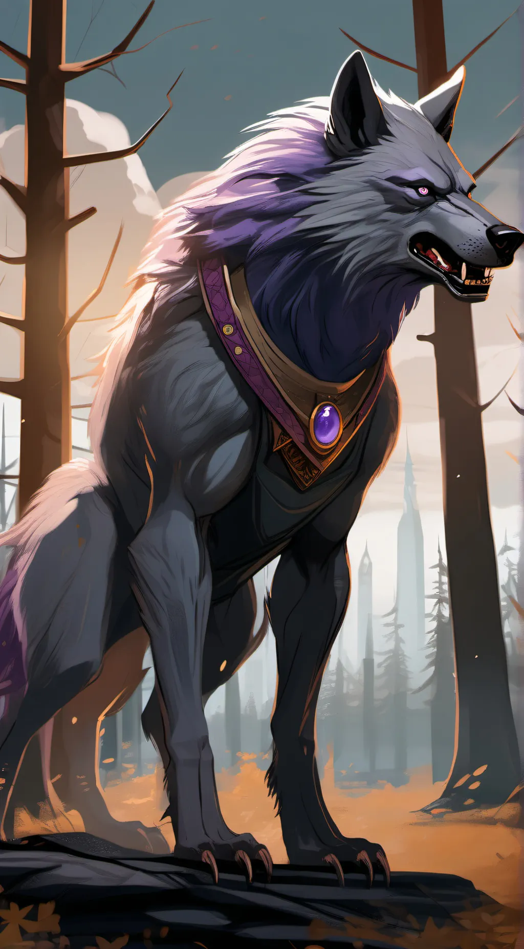 ai character: Frost background