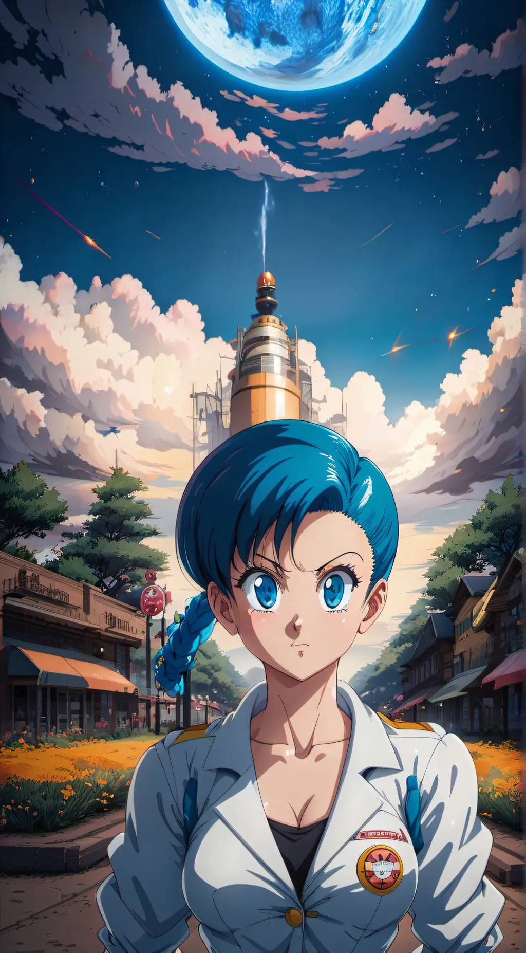 ai character: bulma background
