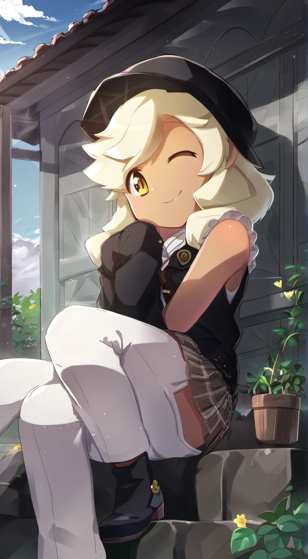 ai character: emaly background