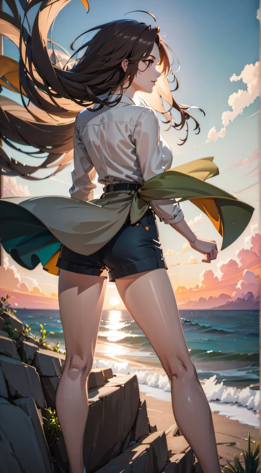 ai character: Aria background