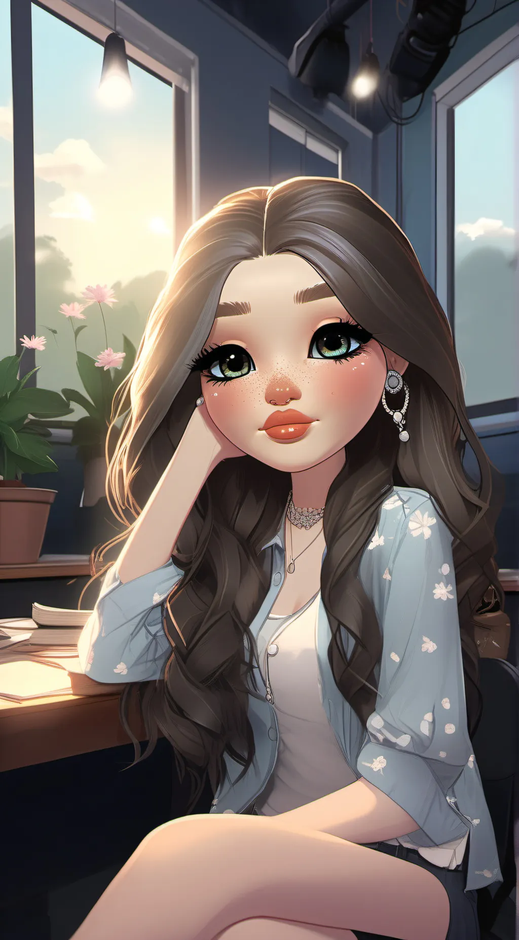 ai character: molly background