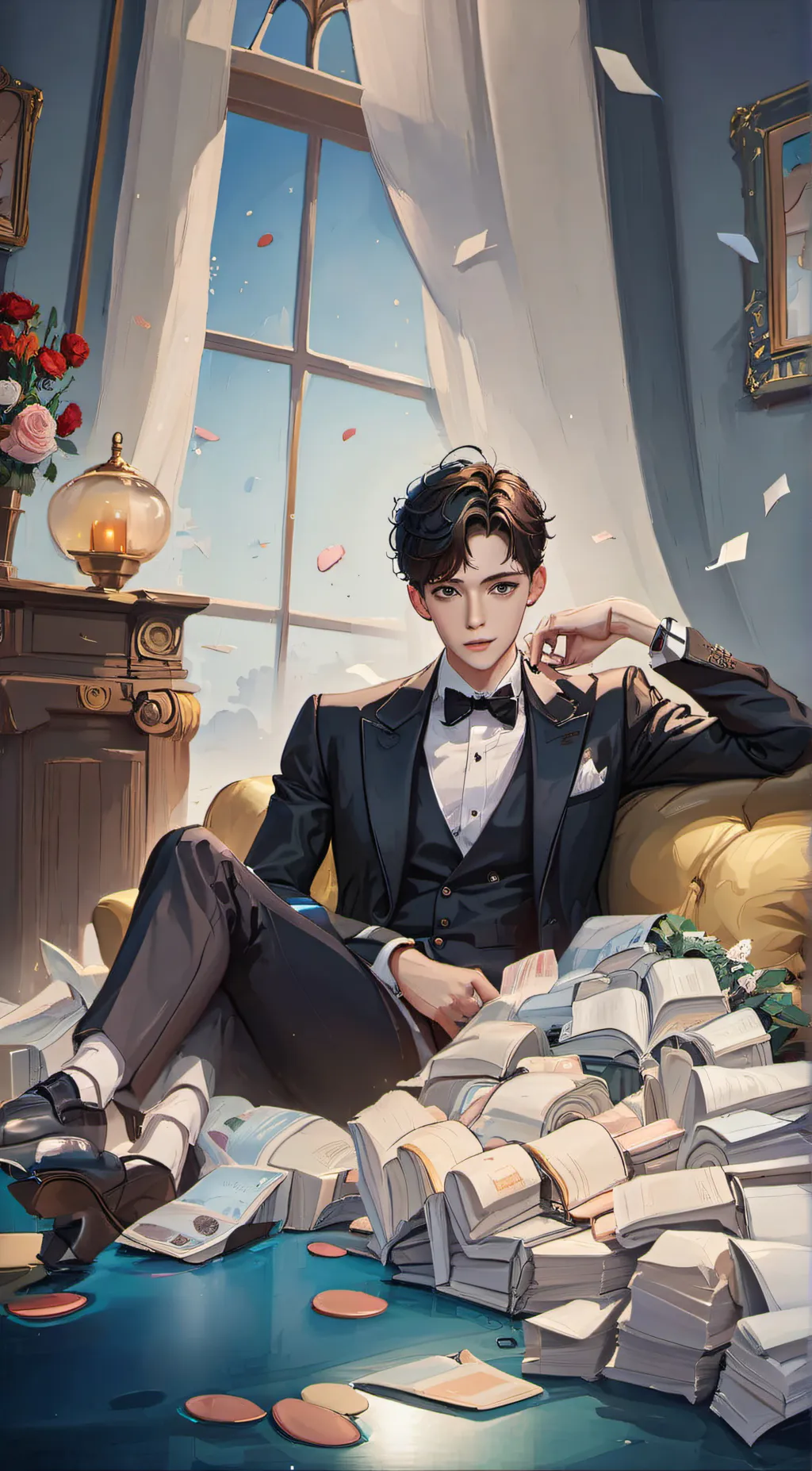 ai character: Ashton background