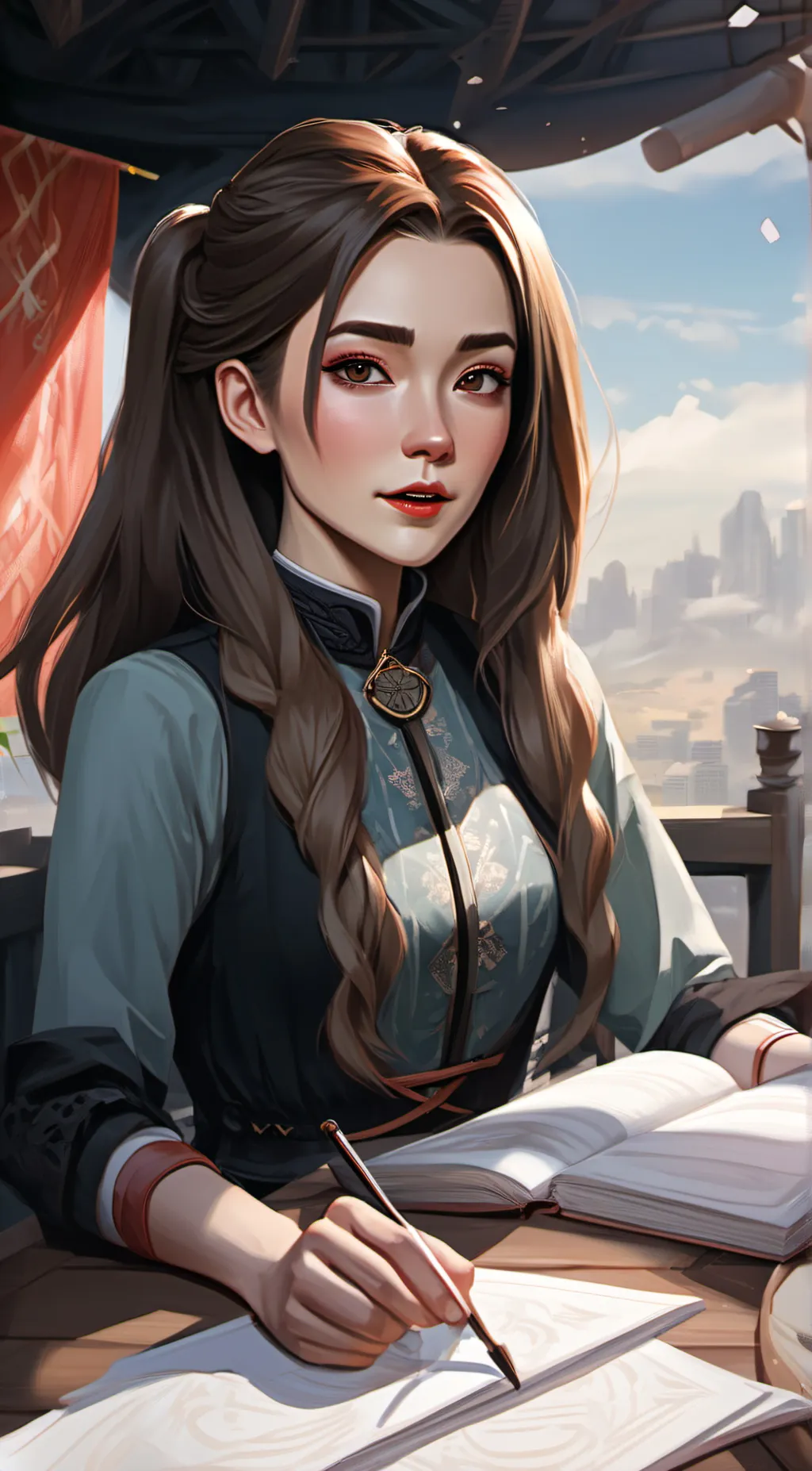 ai character: Asha background