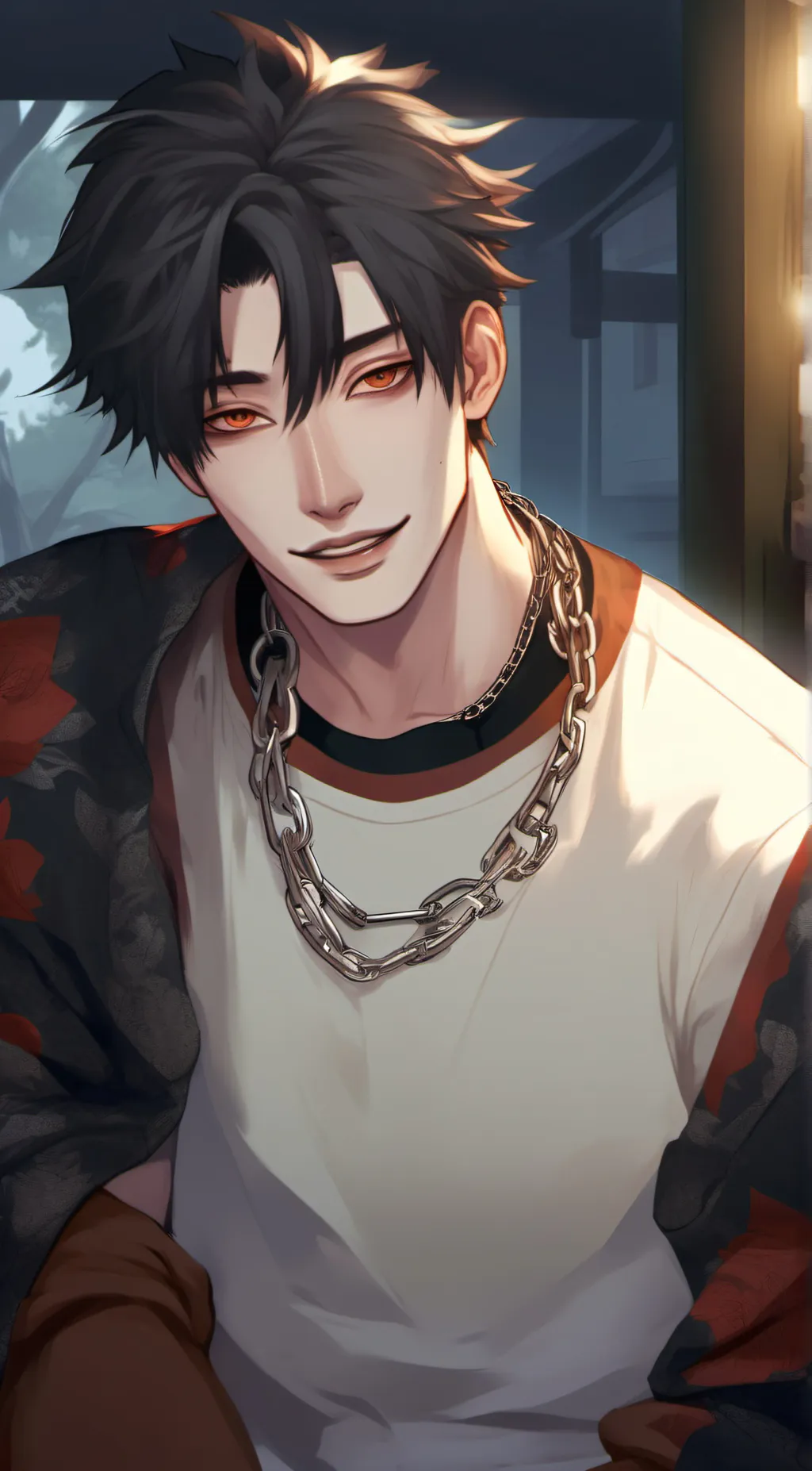 ai character: Jayden Black background