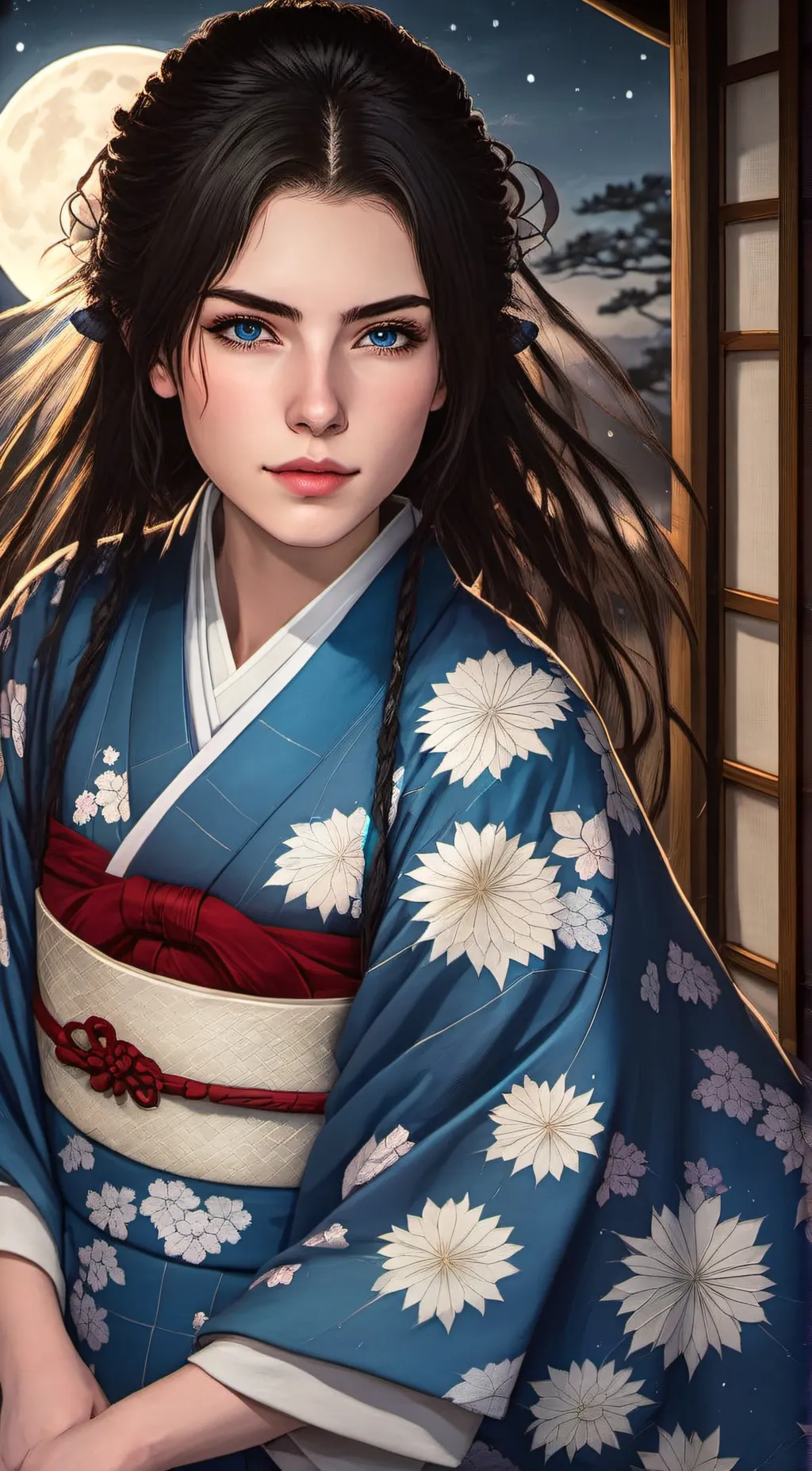 ai character: Kanae Rengoku  background