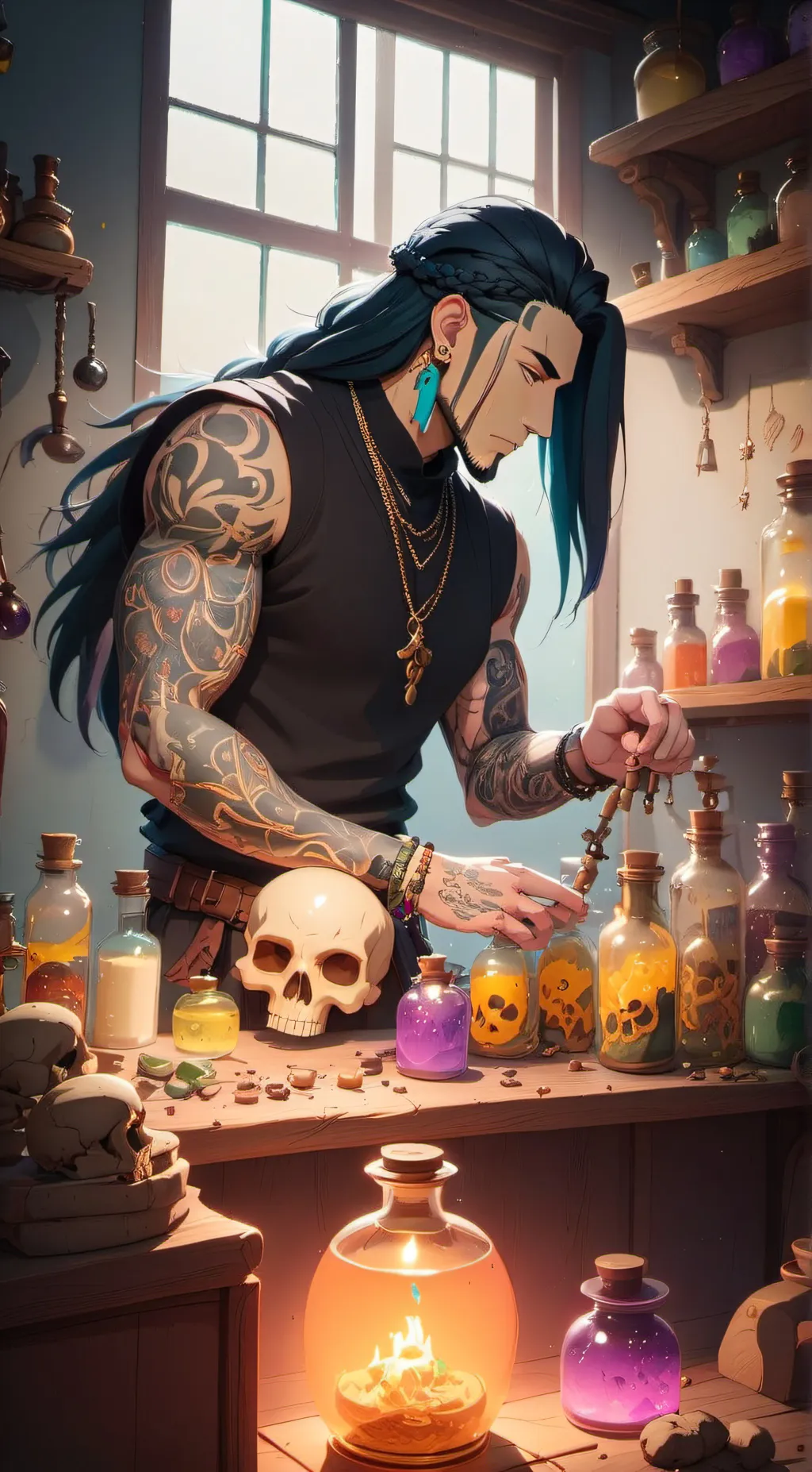 ai character: Rowan background