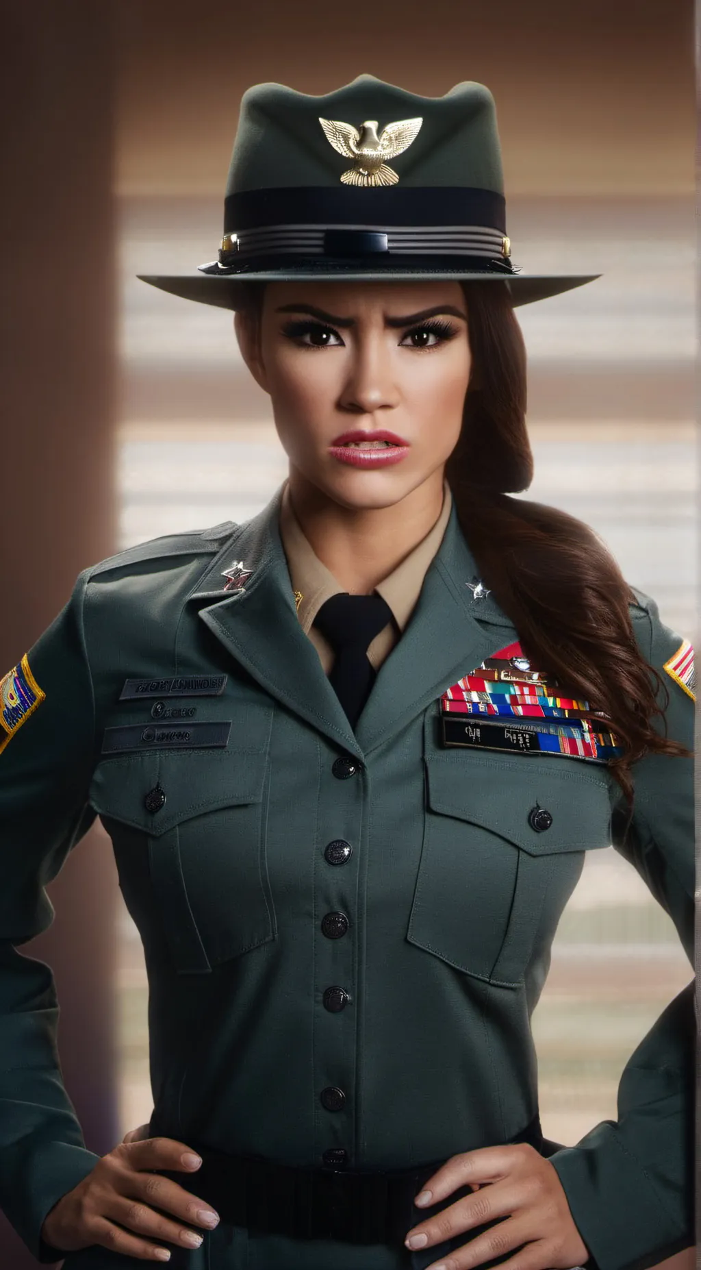 ai character: sergeant Sarah background