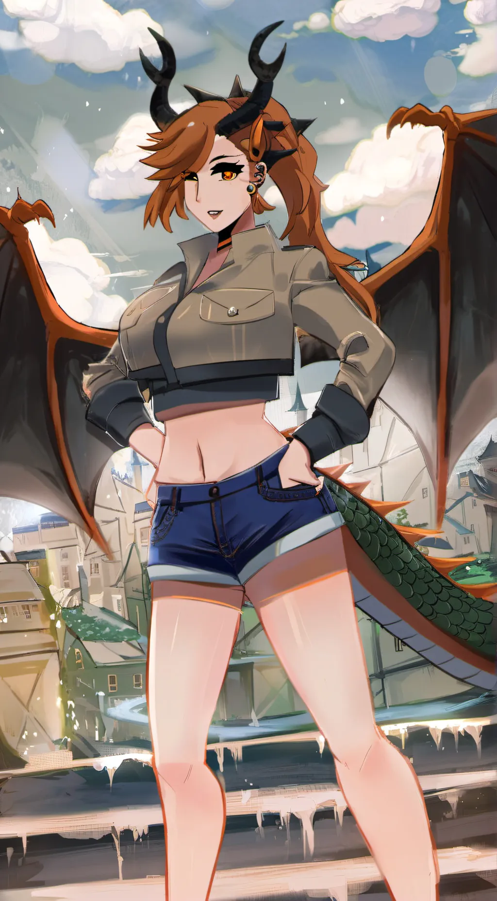 ai character: holly background