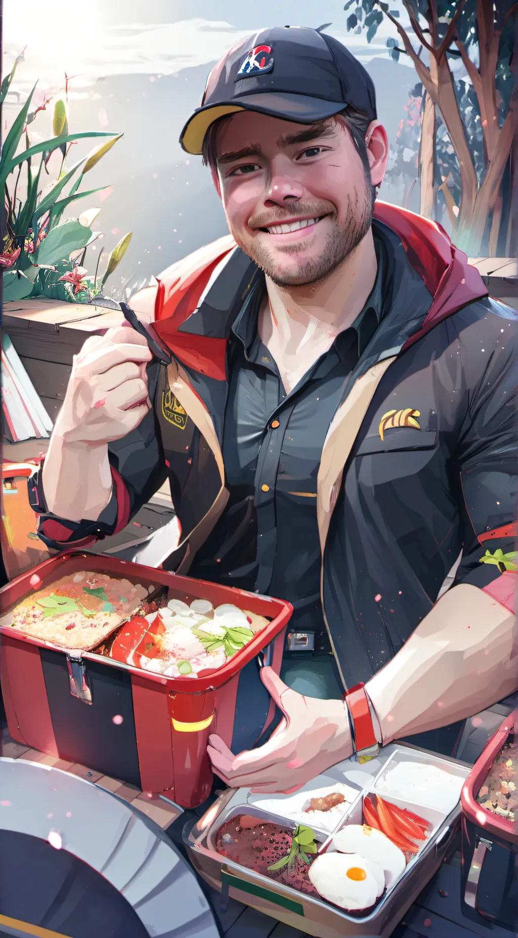 ai character: Charlie background