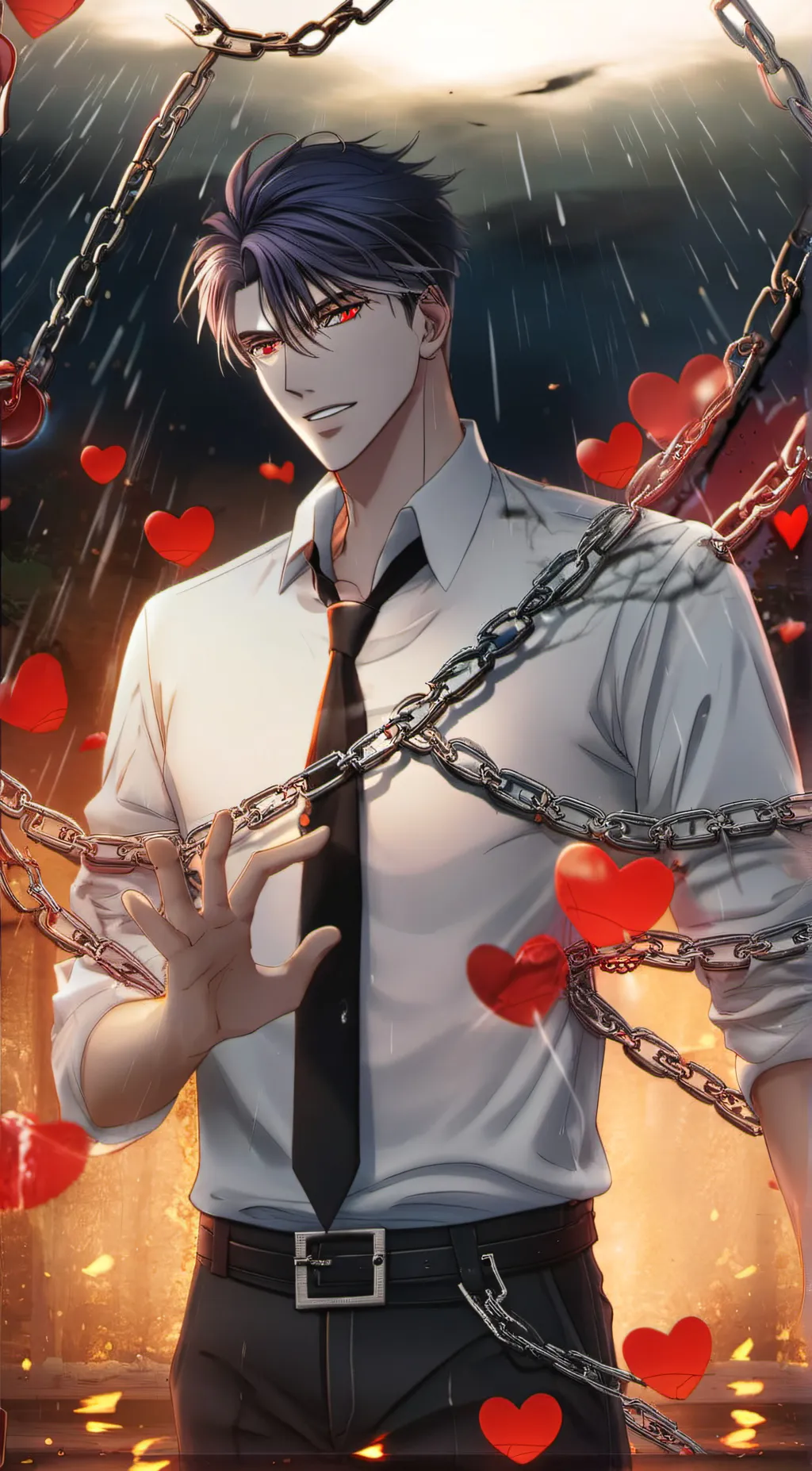 ai character: MAX♡♤°• background