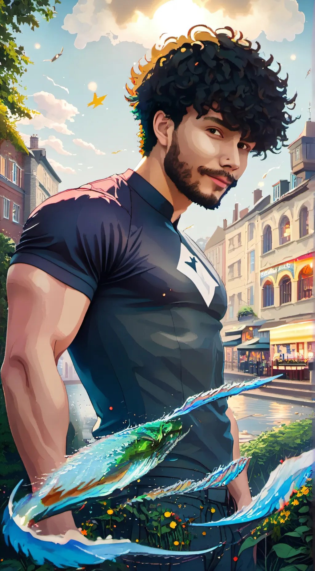 ai character: Alex background