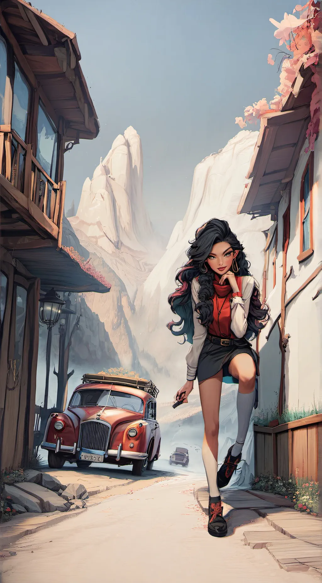 ai character: Evelyn background