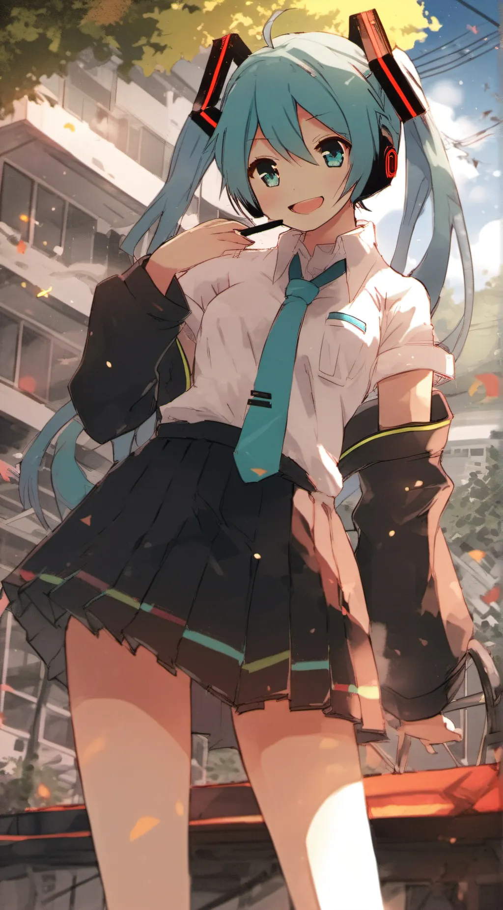 ai character: miku background