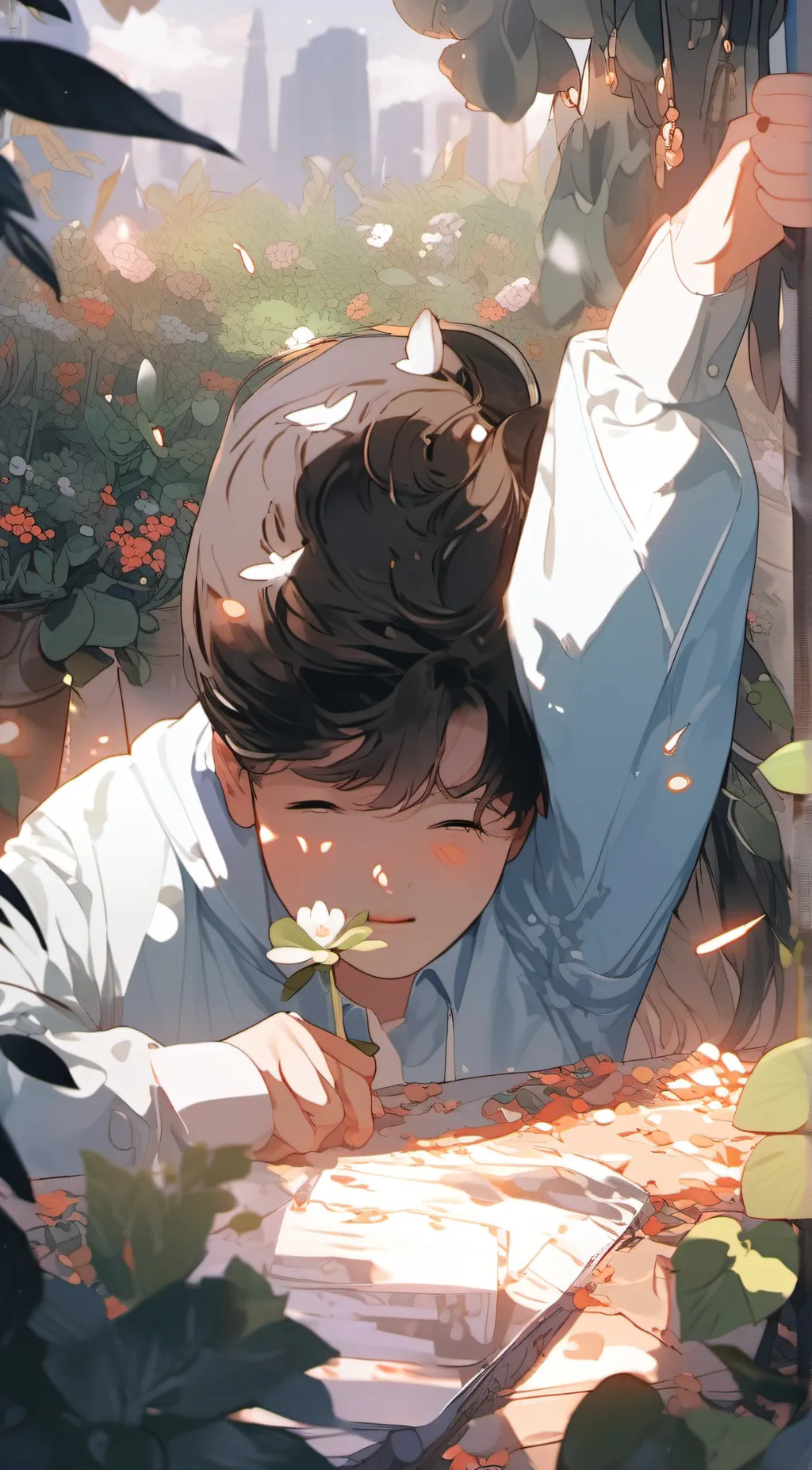 ai character: eclair background