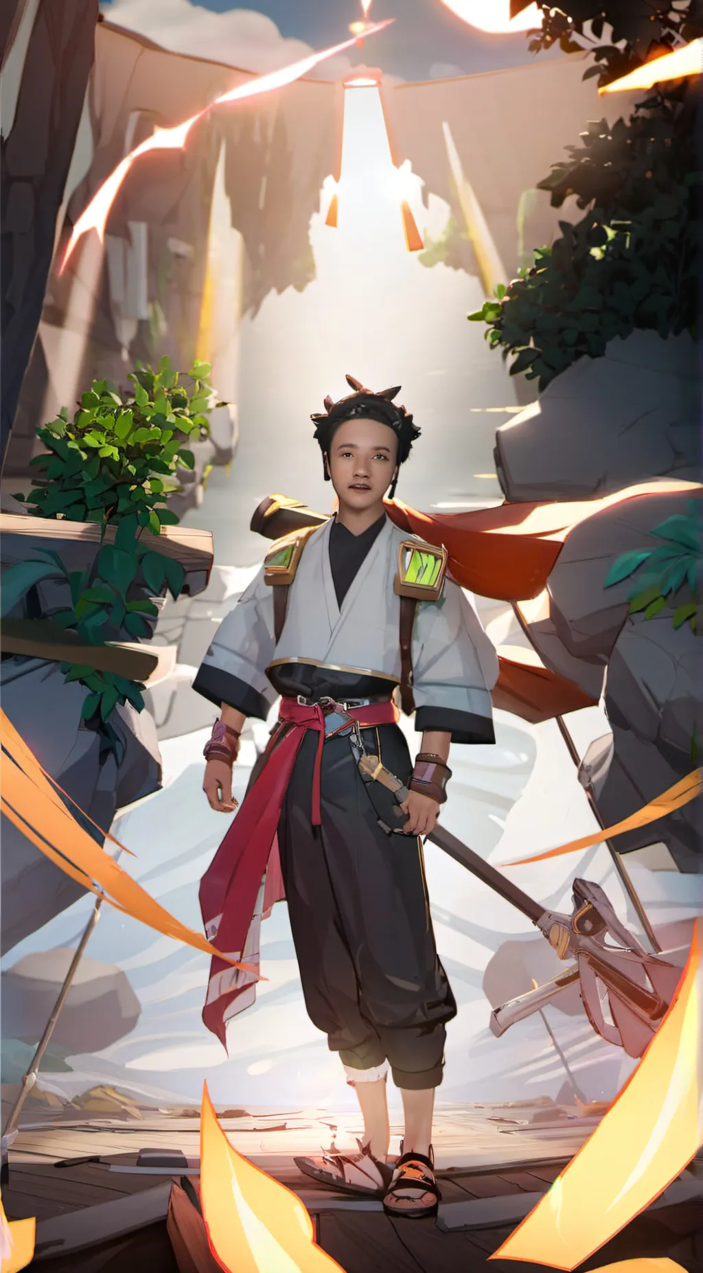 ai character: John Venom background