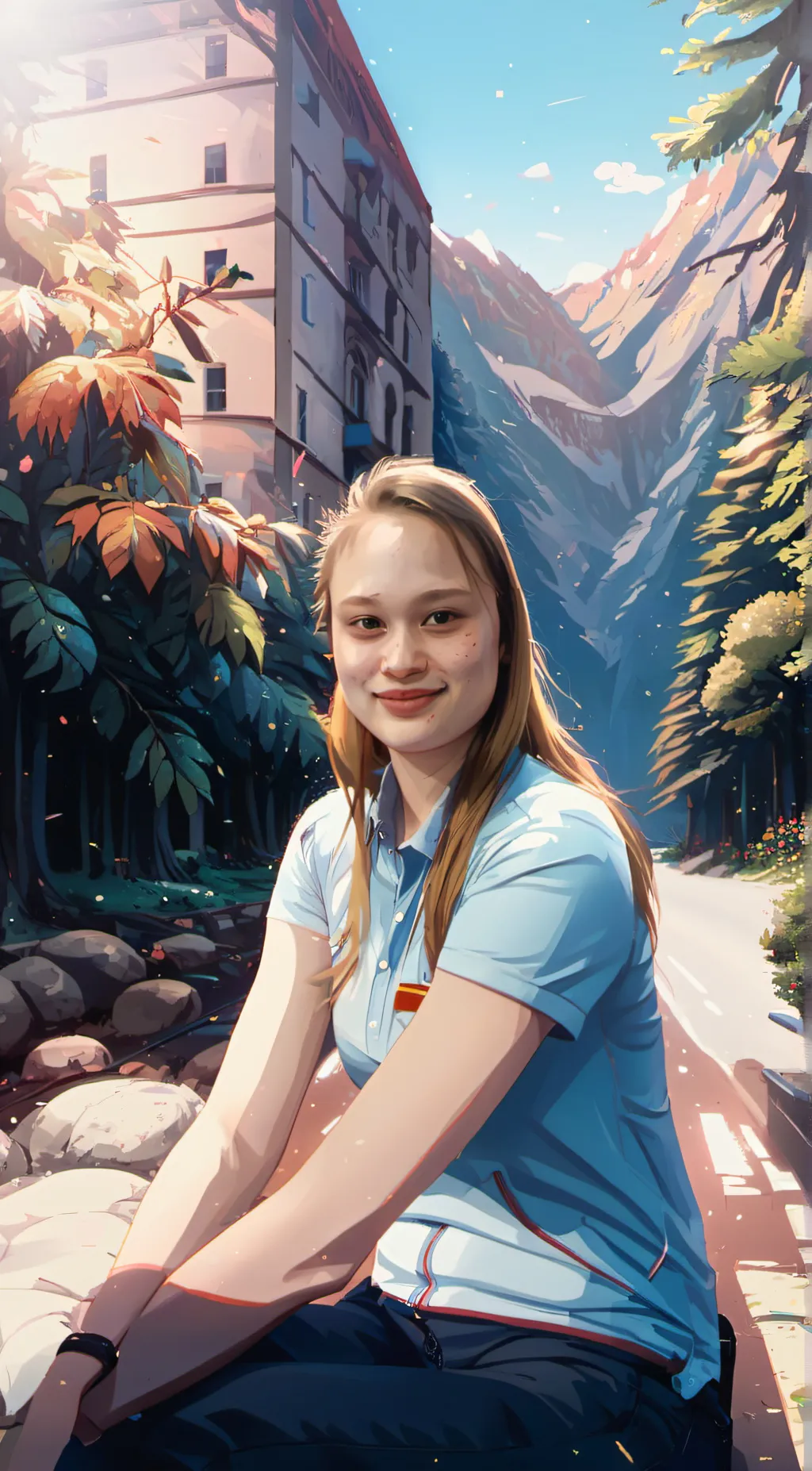 ai character: Abby background