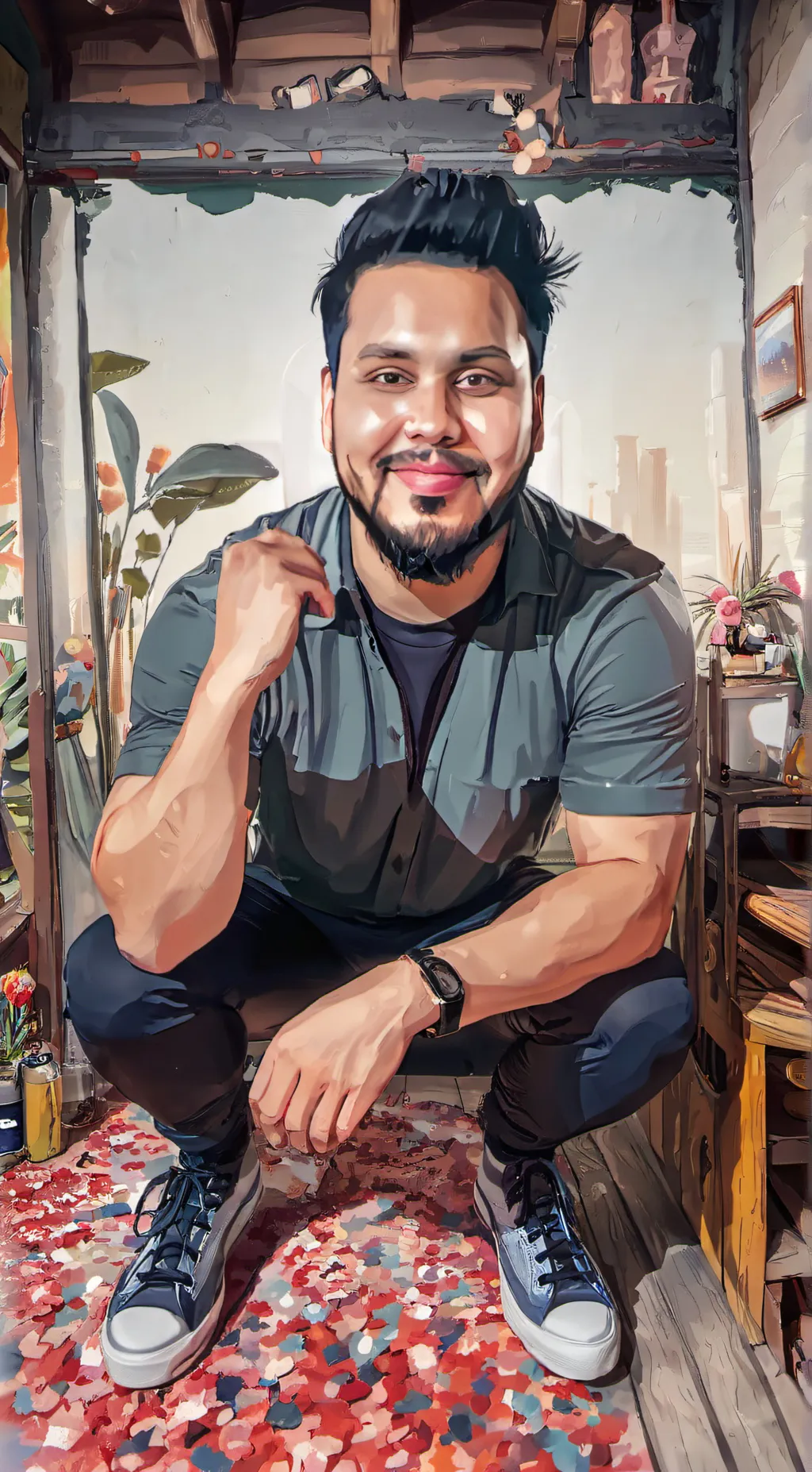 ai character: Royer background