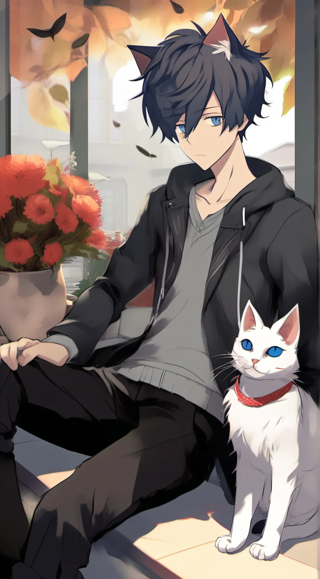 ai character: caleb background