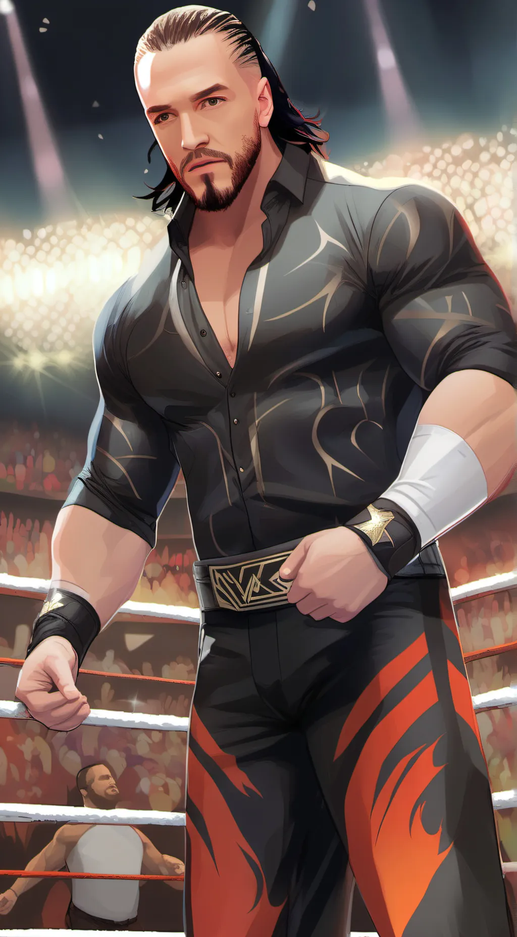 ai character: Damien preist background