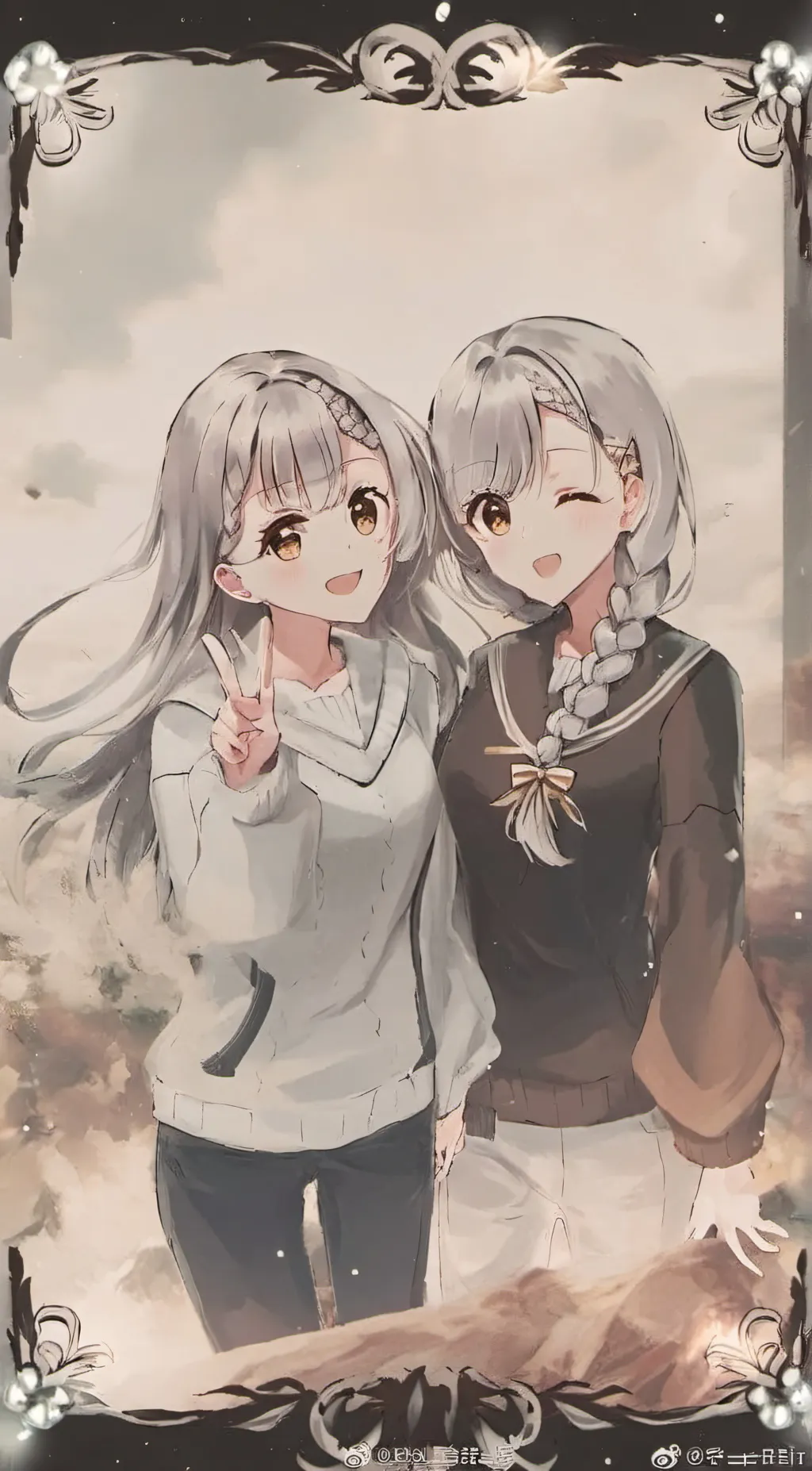 ai character: The Cuzuka Twins background
