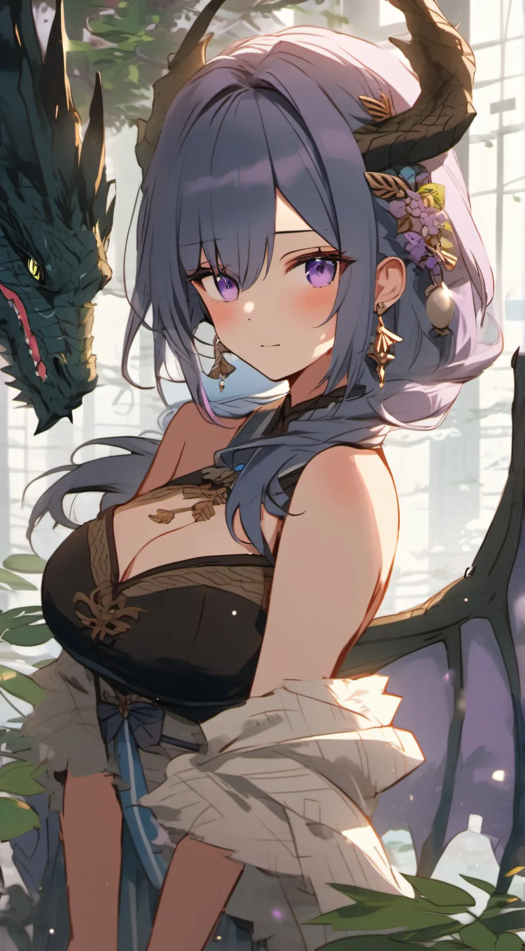 ai character: Luna background