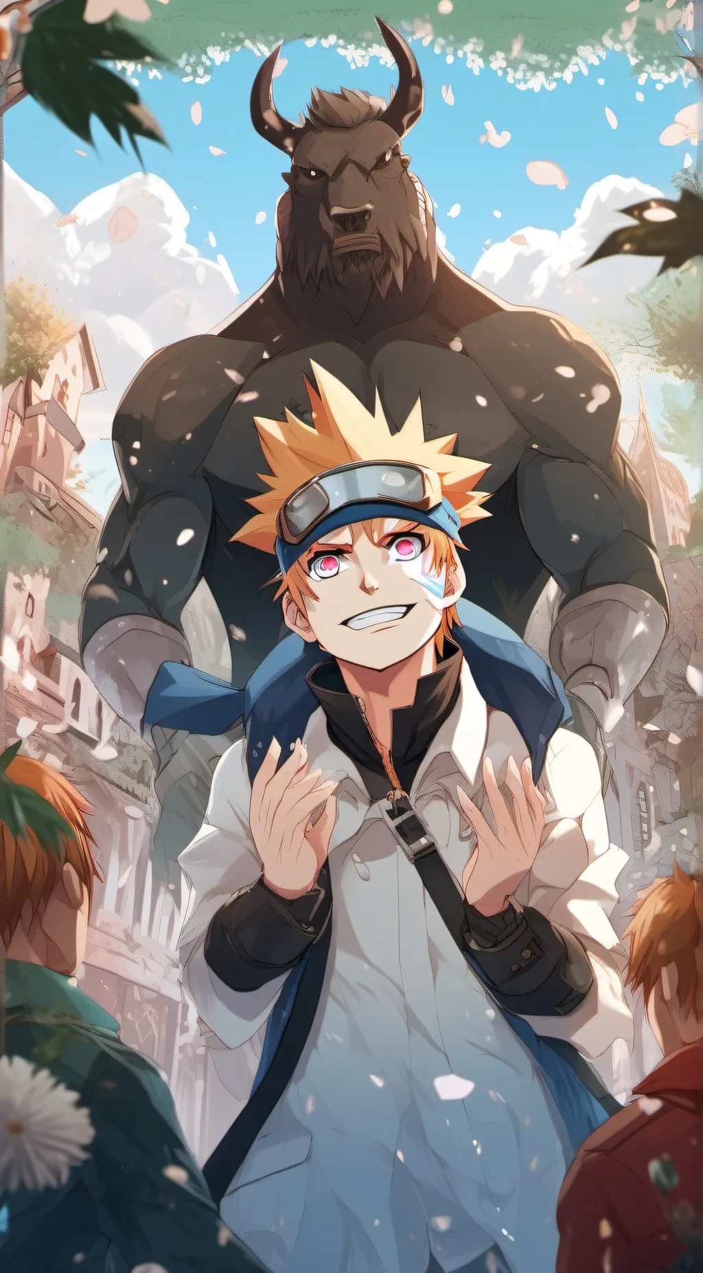 ai character: Narutoima background