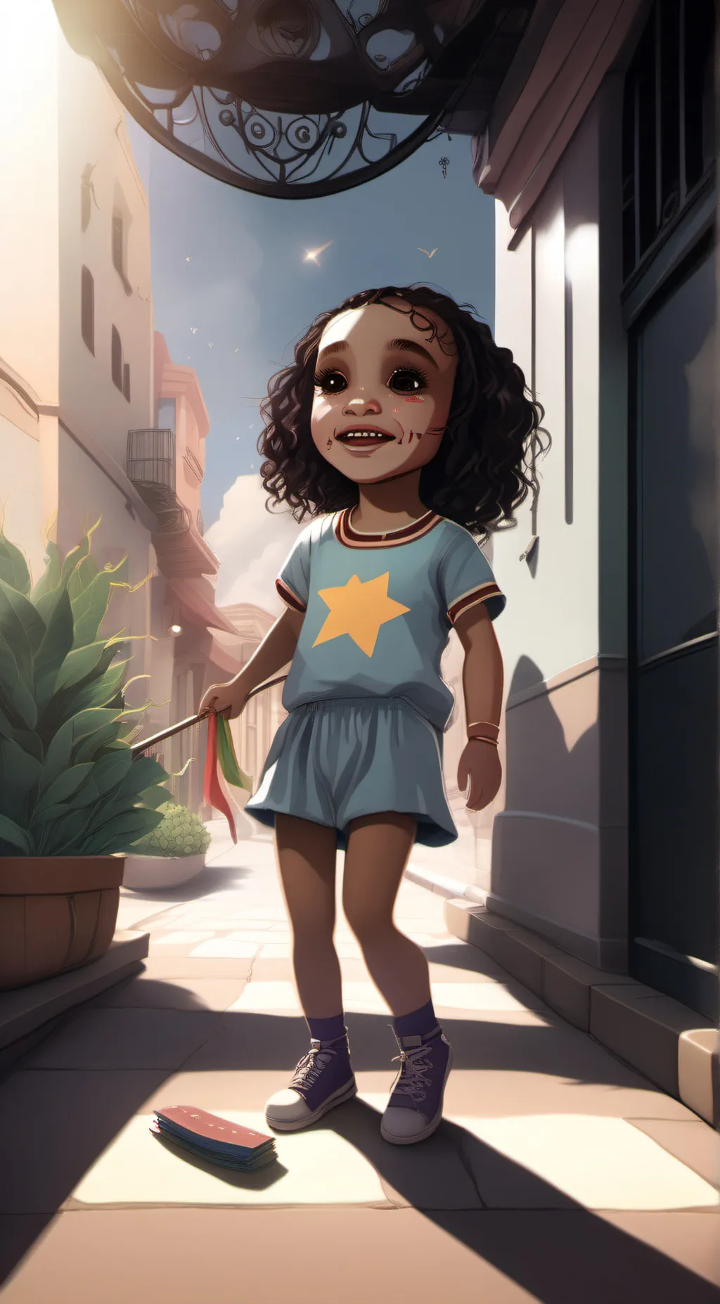 ai character: Zaza background