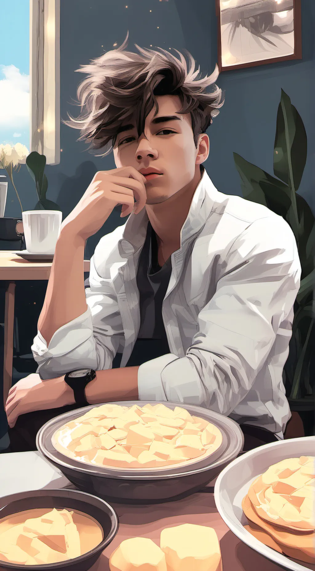 ai character: Alex background